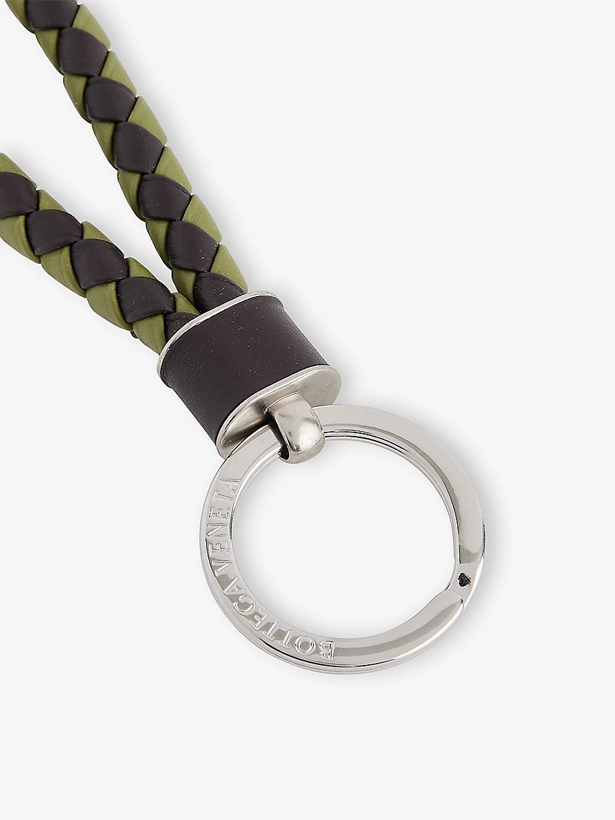 Intreccio Leather Keyring - 2