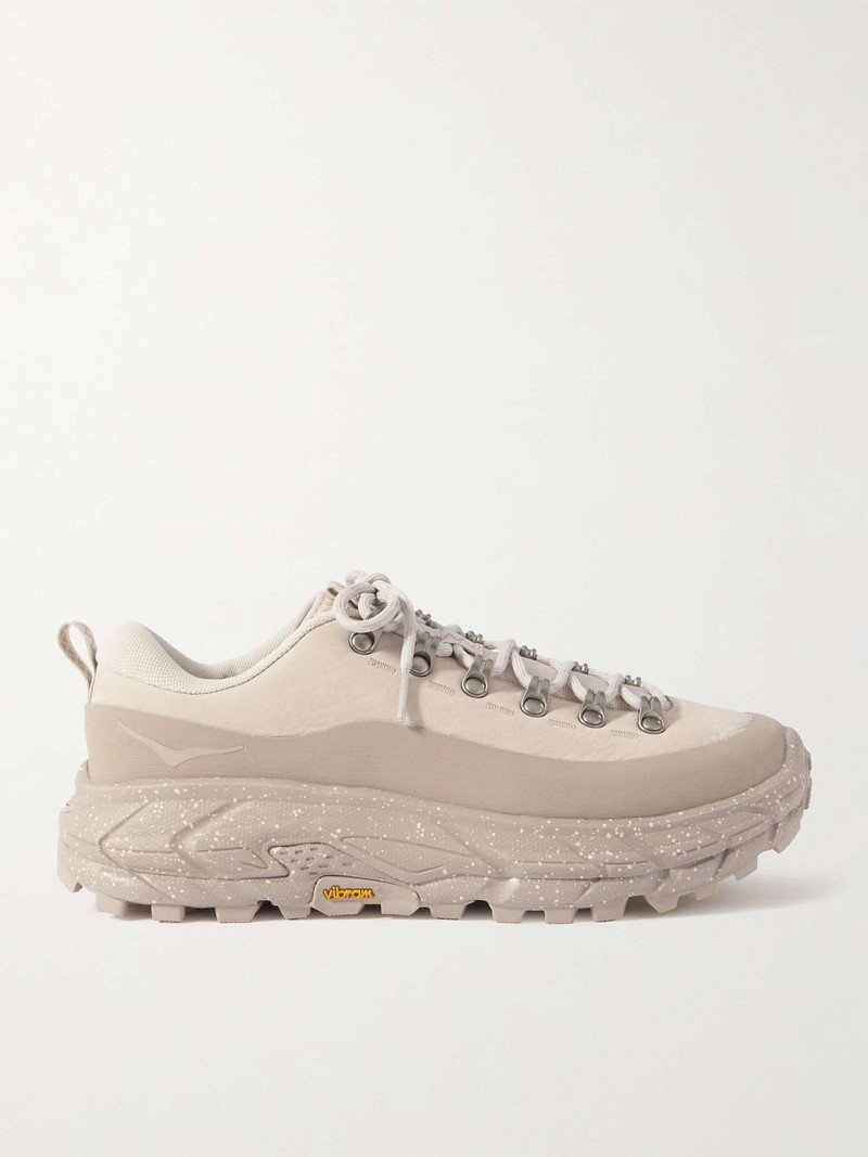 Tor Summit Rubber-Trimmed Nubuck and Mesh Sneakers - 1