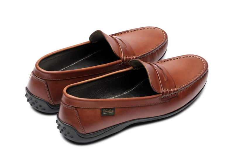 Paraboot Corvette Lisse Gold - Rubber Sole outlook