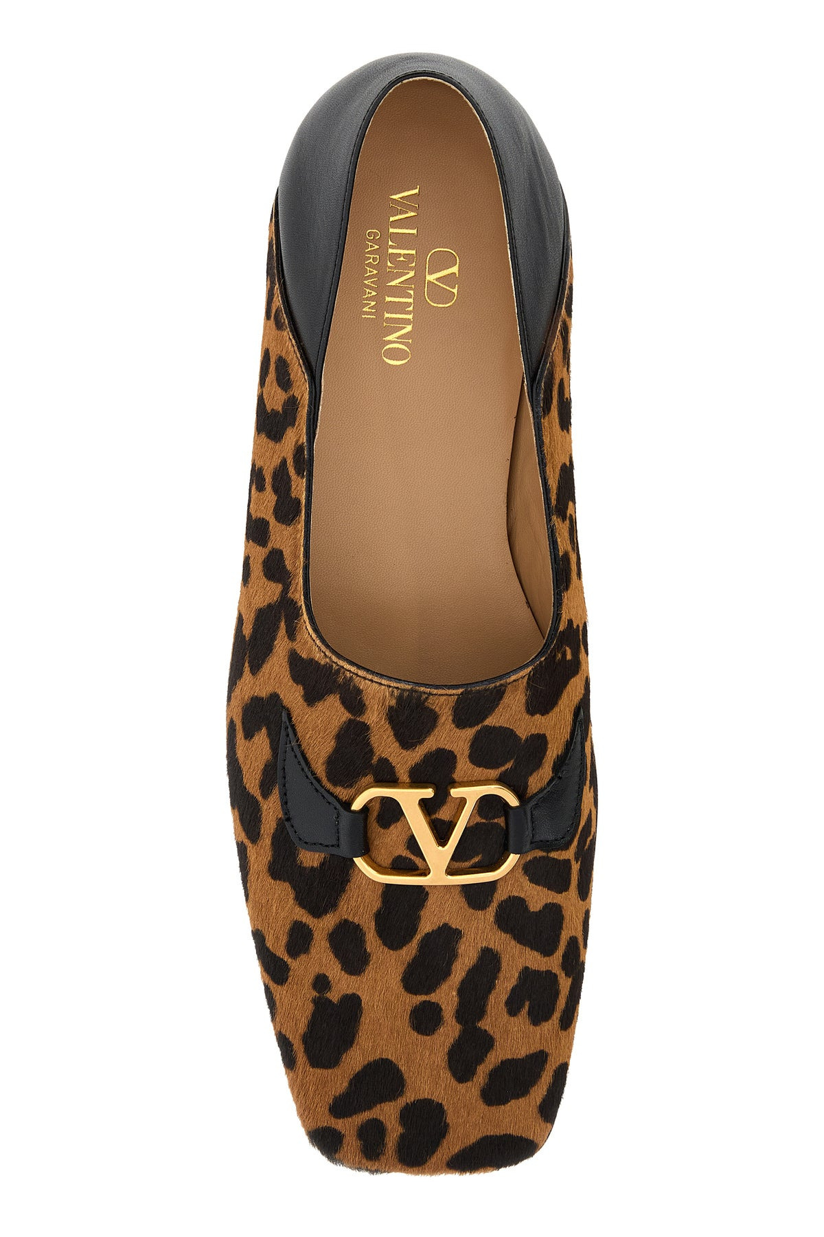 Printed calf hair loafers - 4