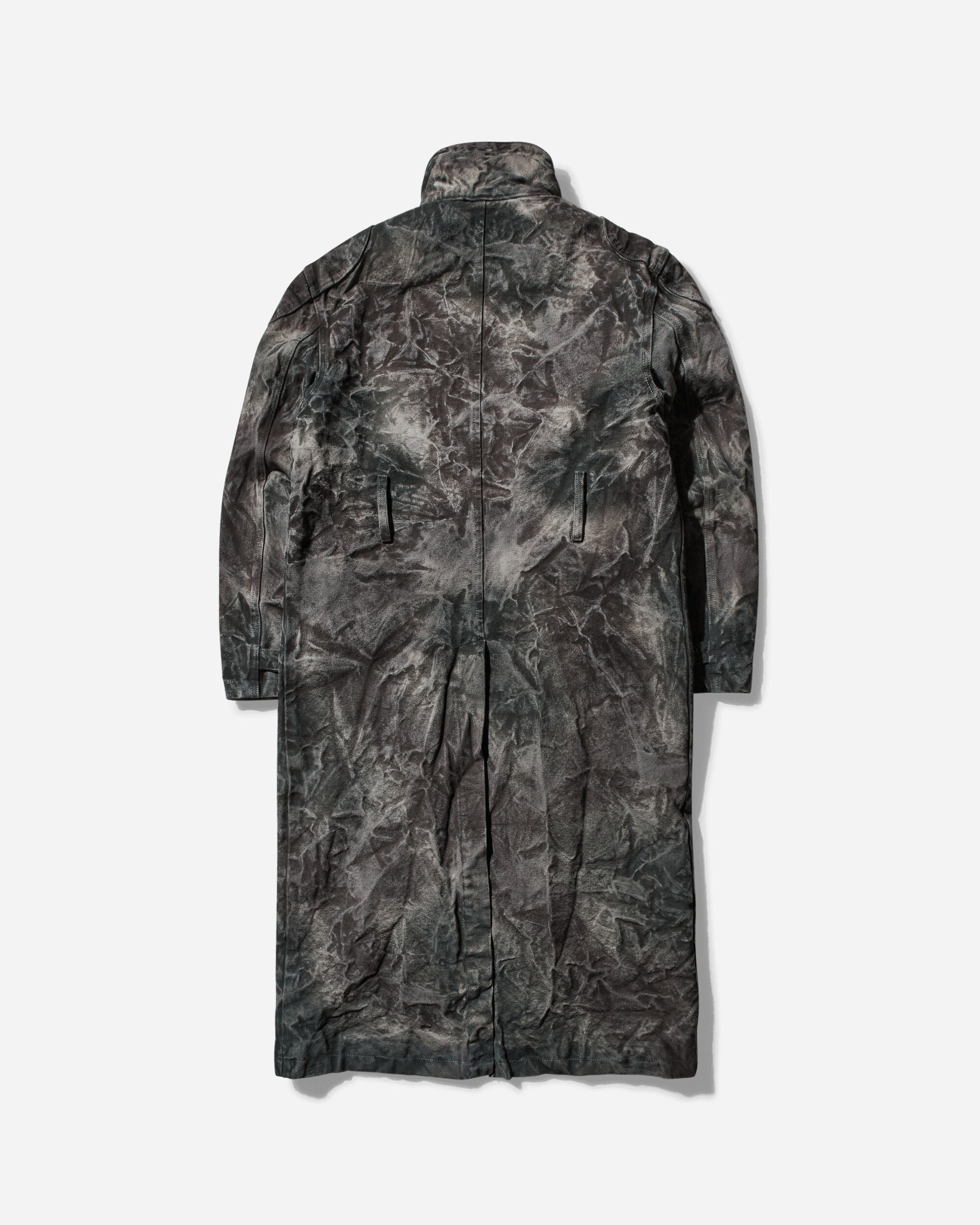 Men's Bio Soldier Denim Trench Coat Camo - 2