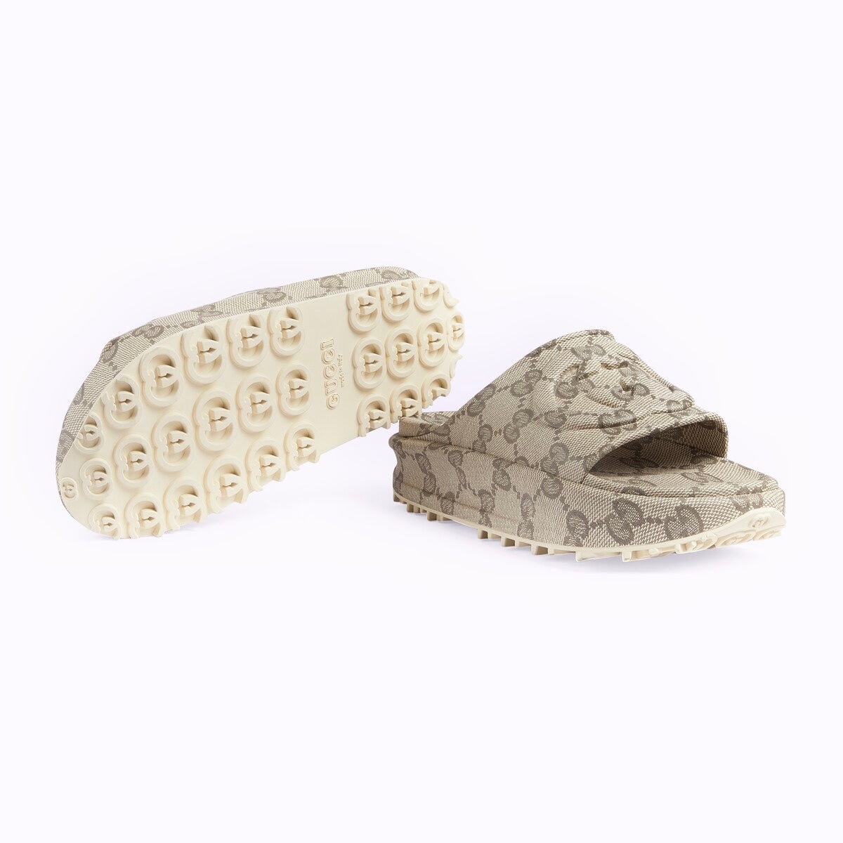 Gucci Interlocking g Slide Sandals - 3