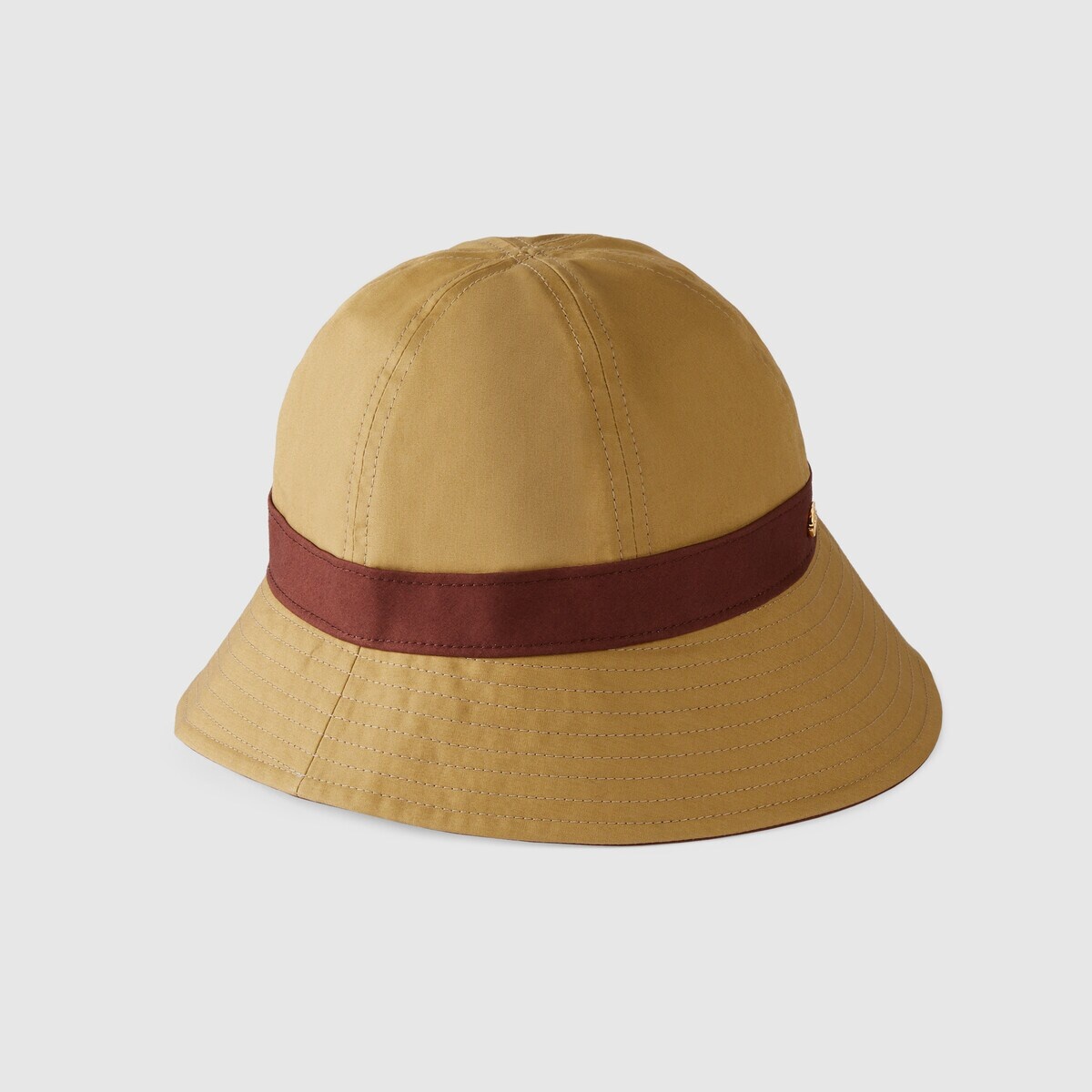 Cotton bucket hat with Double G - 5