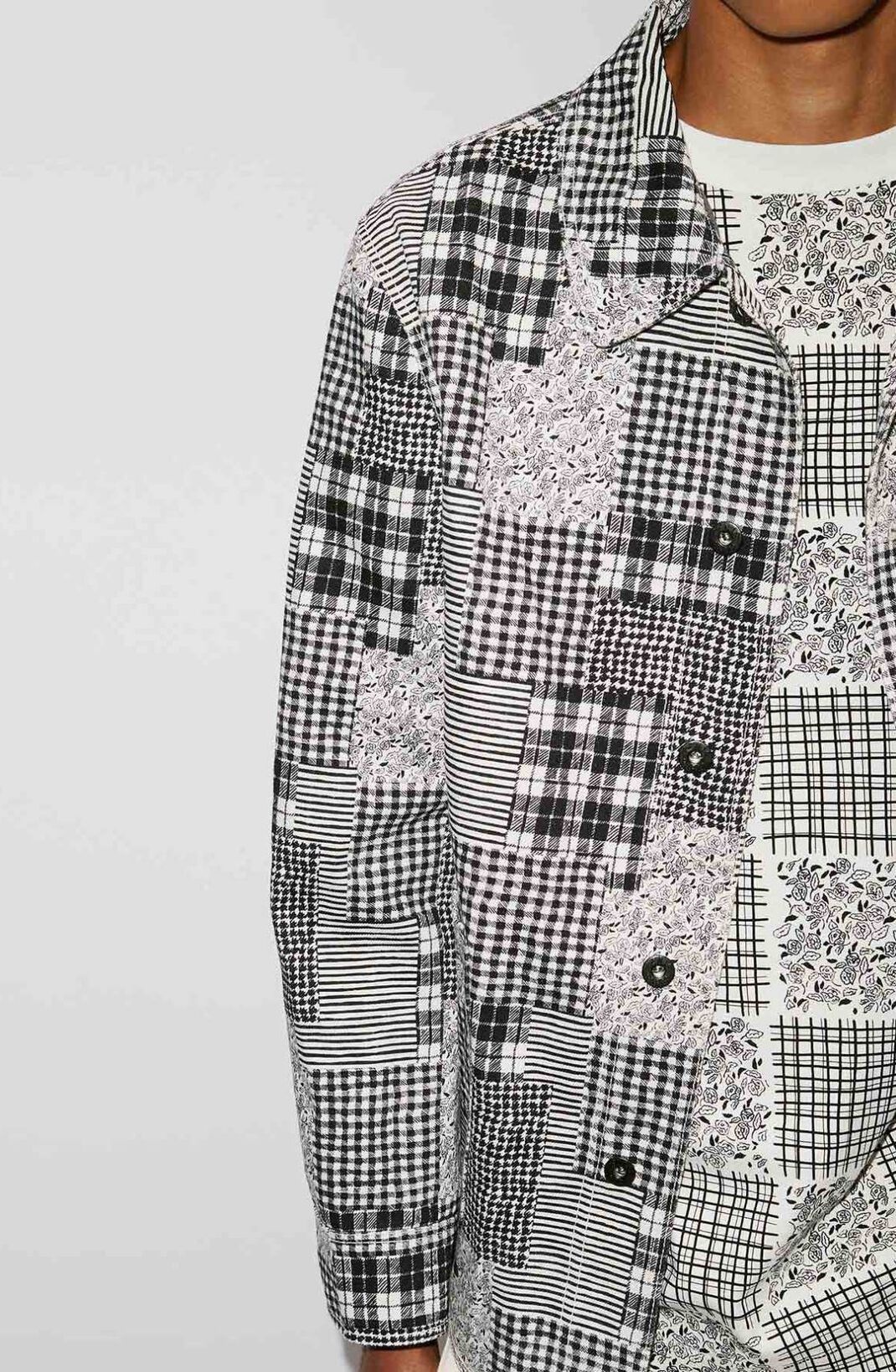 'Patchwork' workwear jacket - 6