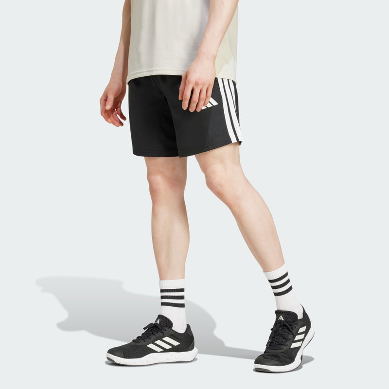 adidas Essentials Training 3-Stripes Woven Shorts outlook