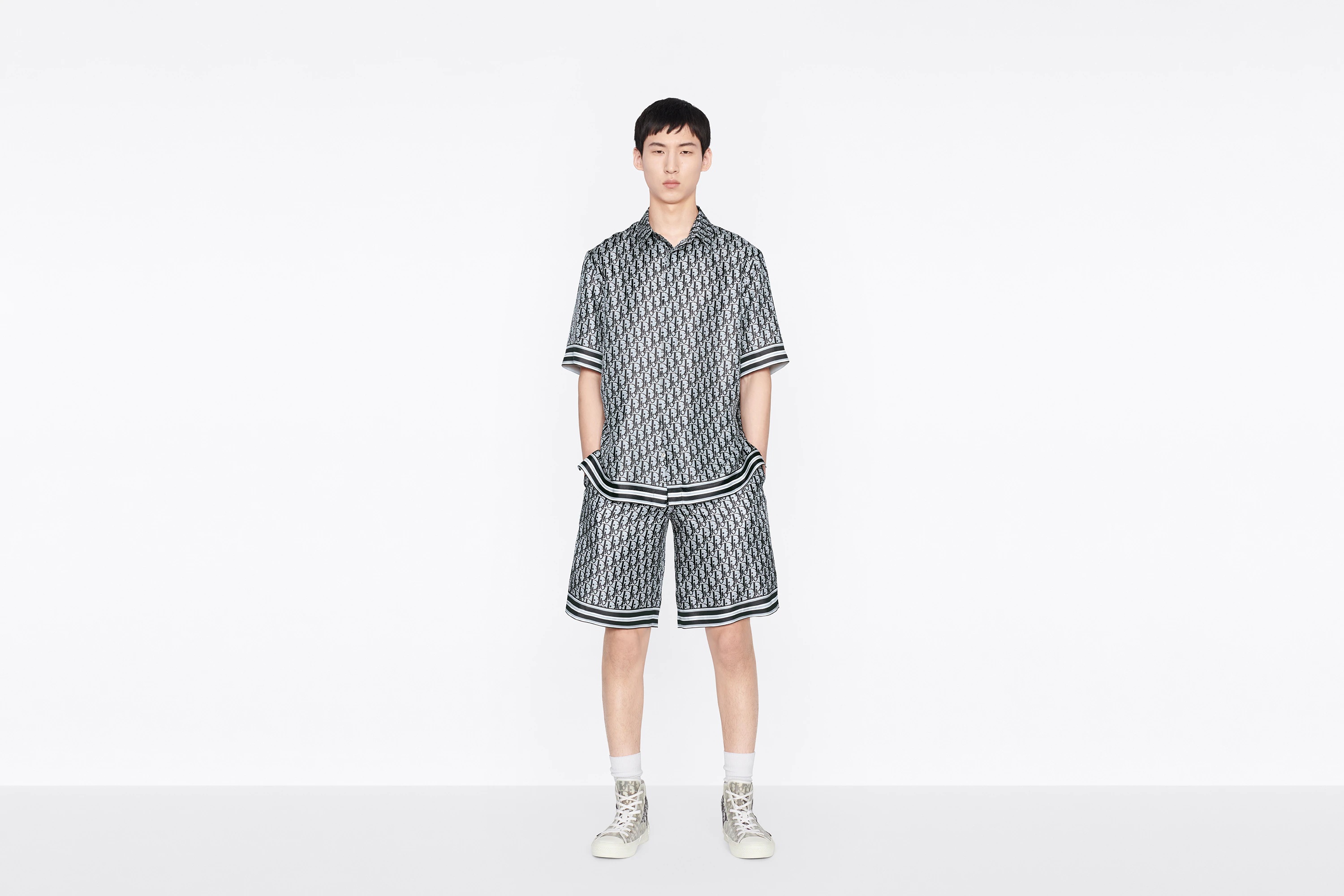 Dior Oblique Pixel Short-Sleeved Shirt - 5