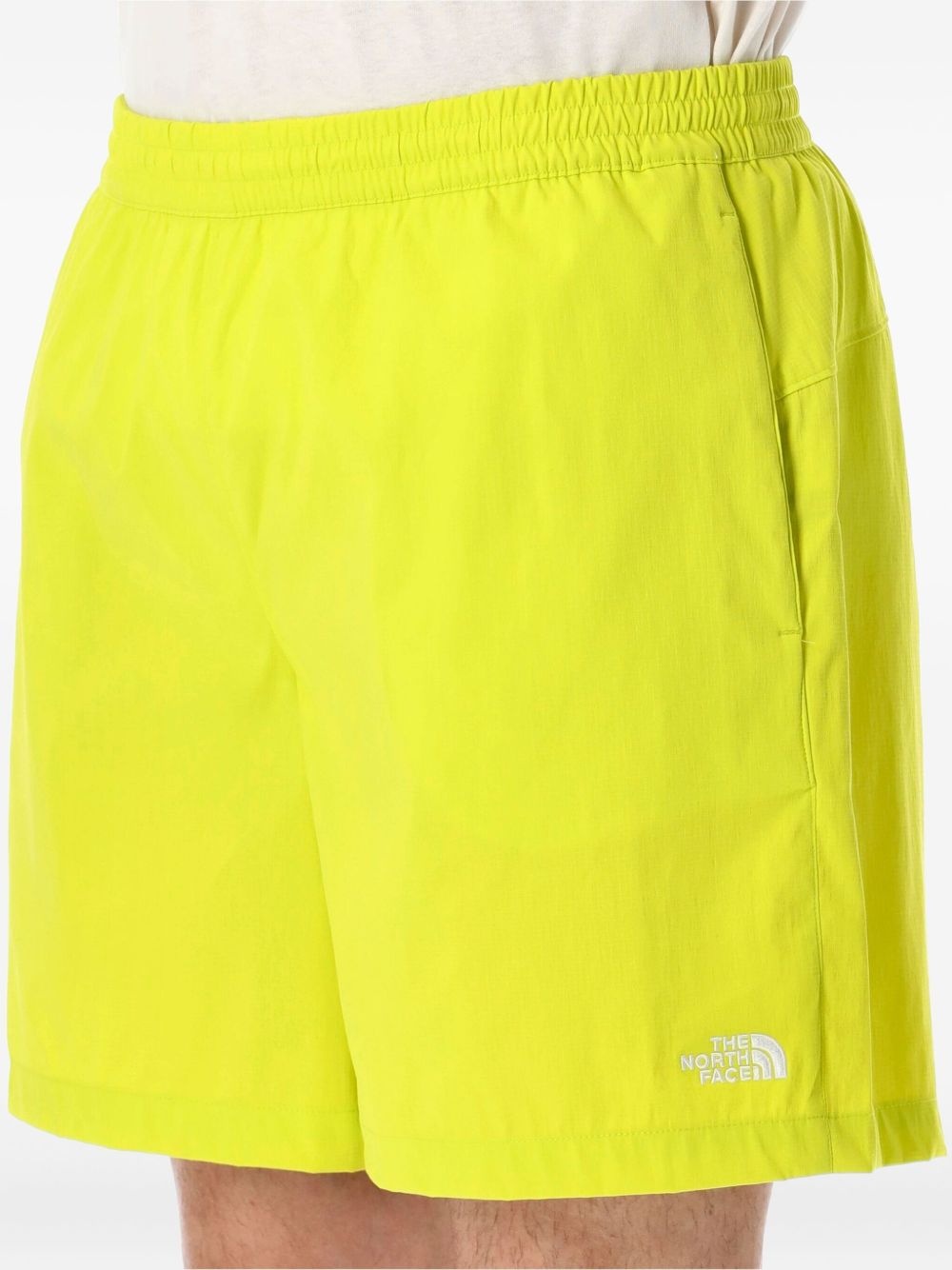 embroidered-logo shorts - 3