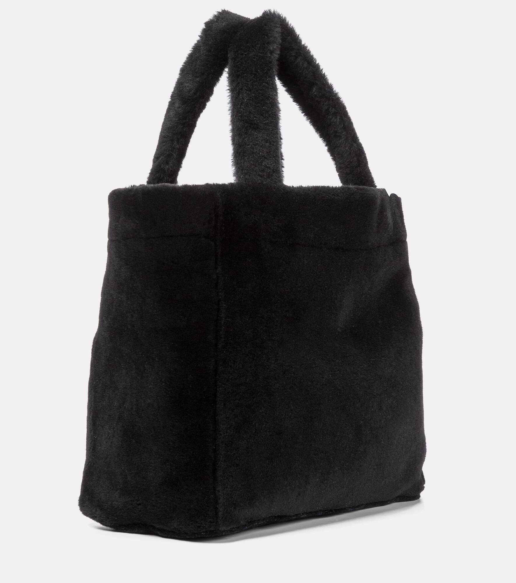 Medium shearling tote - 4