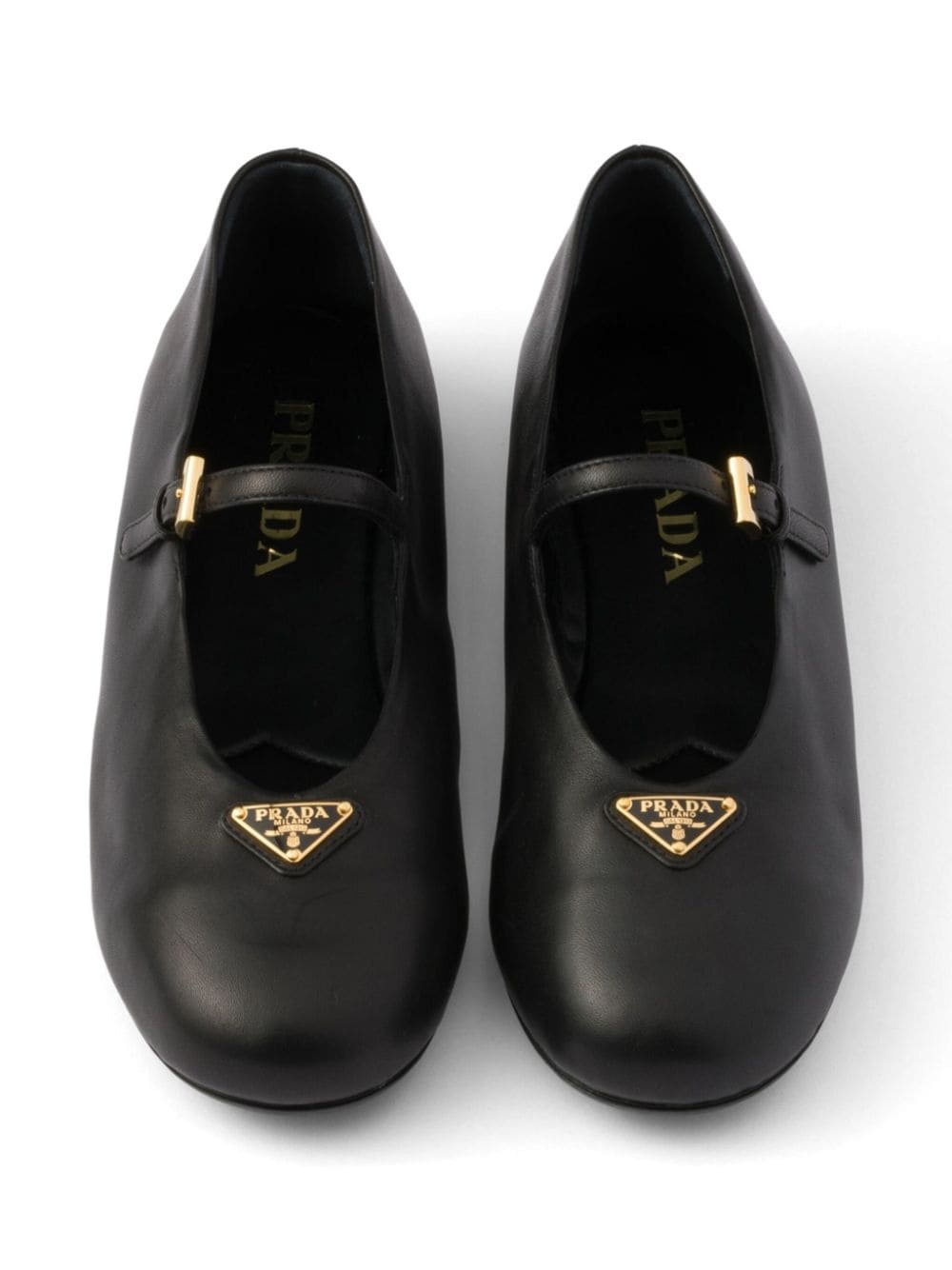 enamel logo ballerina shoes - 4