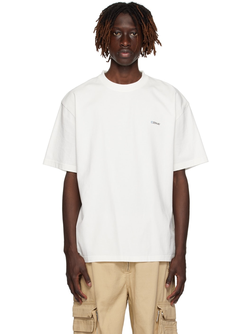 White Printed T-Shirt - 1
