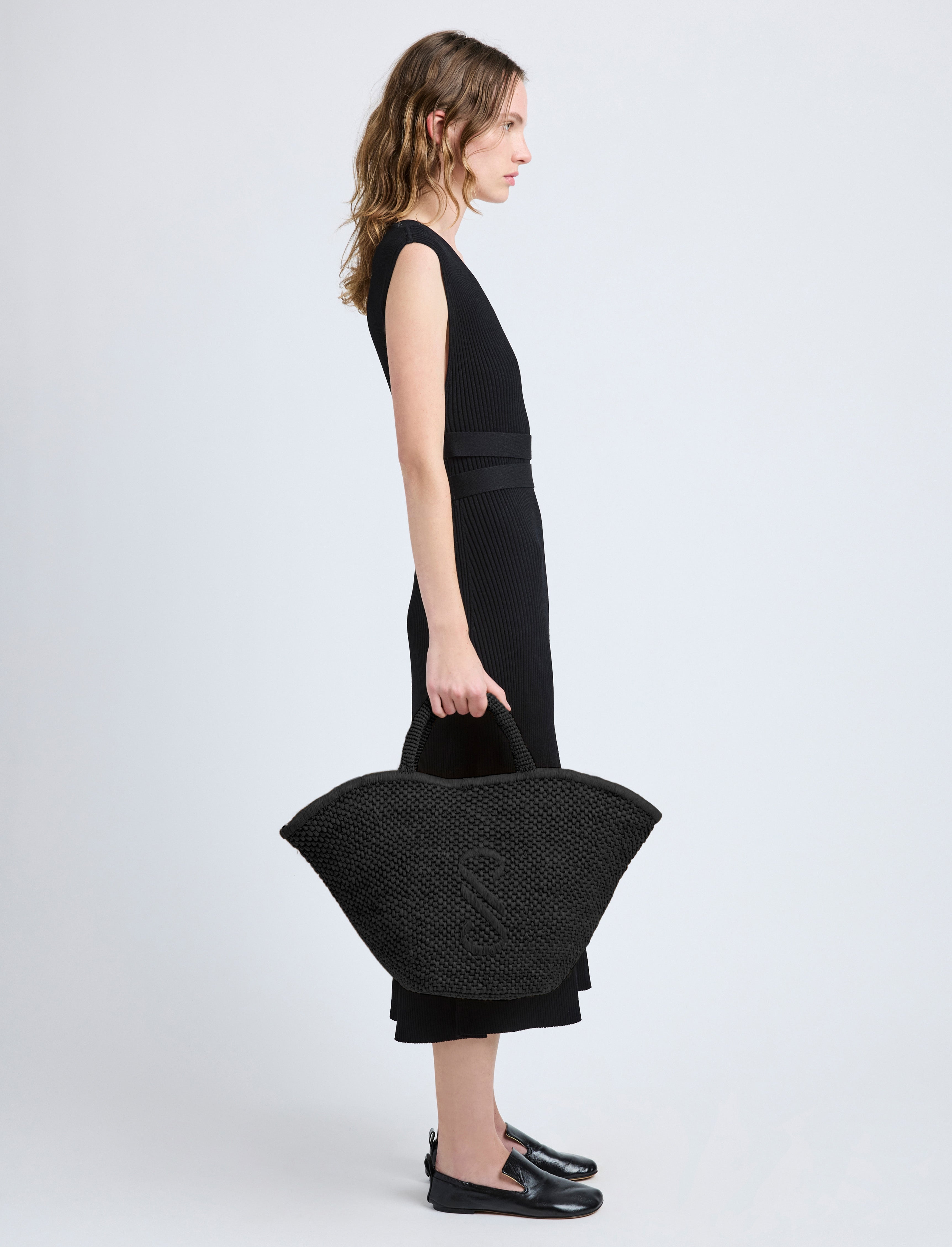Large Chelsea Tote in Natural Raffia - 2