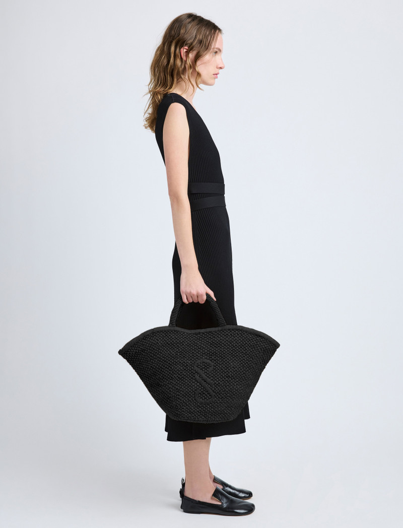 Proenza Schouler Large Chelsea Tote in Natural Raffia outlook