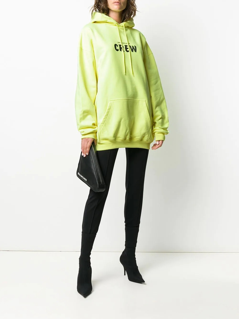 BALENCIAGA Crew oversize hoodie outlook
