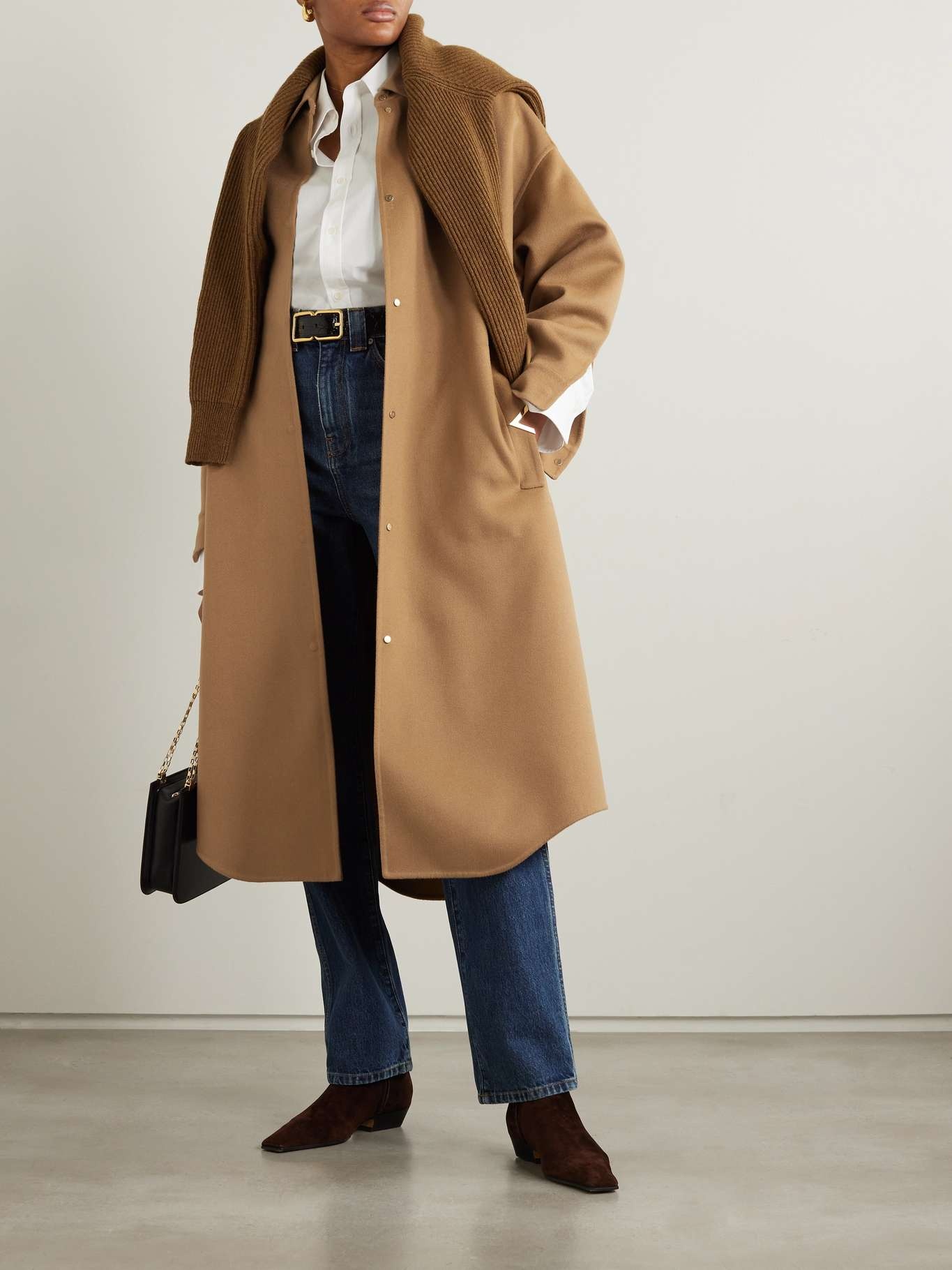 Embellished wool and cashmere-blend coat - 2