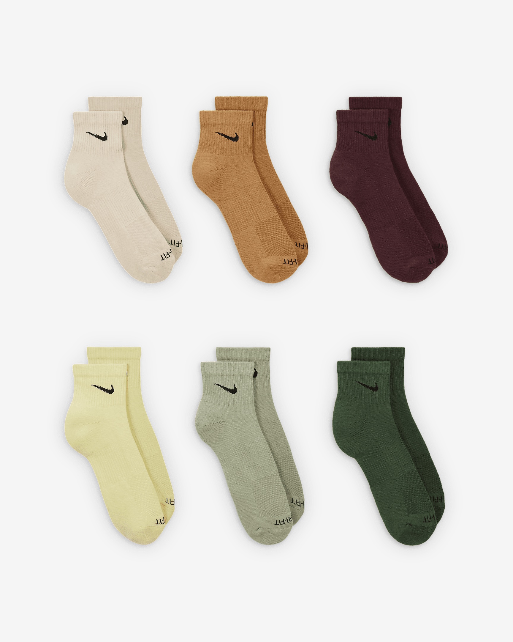 Nike Nike Everyday Plus Cushioned Training Ankle Socks (6 Pairs ...