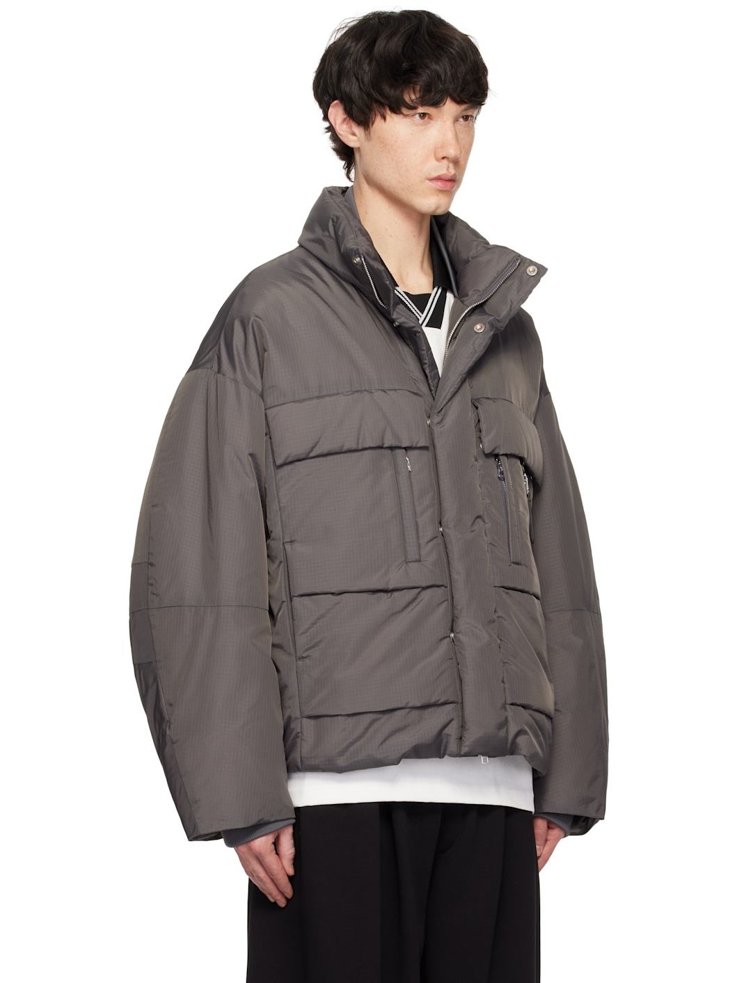 Gray Goose Down Jacket - 2