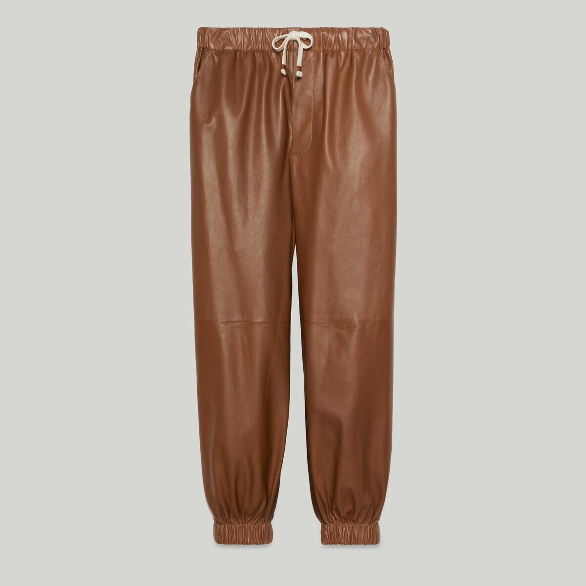 Leather jogging pant - 1