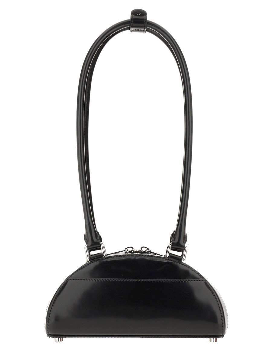 MINI LEATHER SHOULDER BAG WITH CHARM - 2