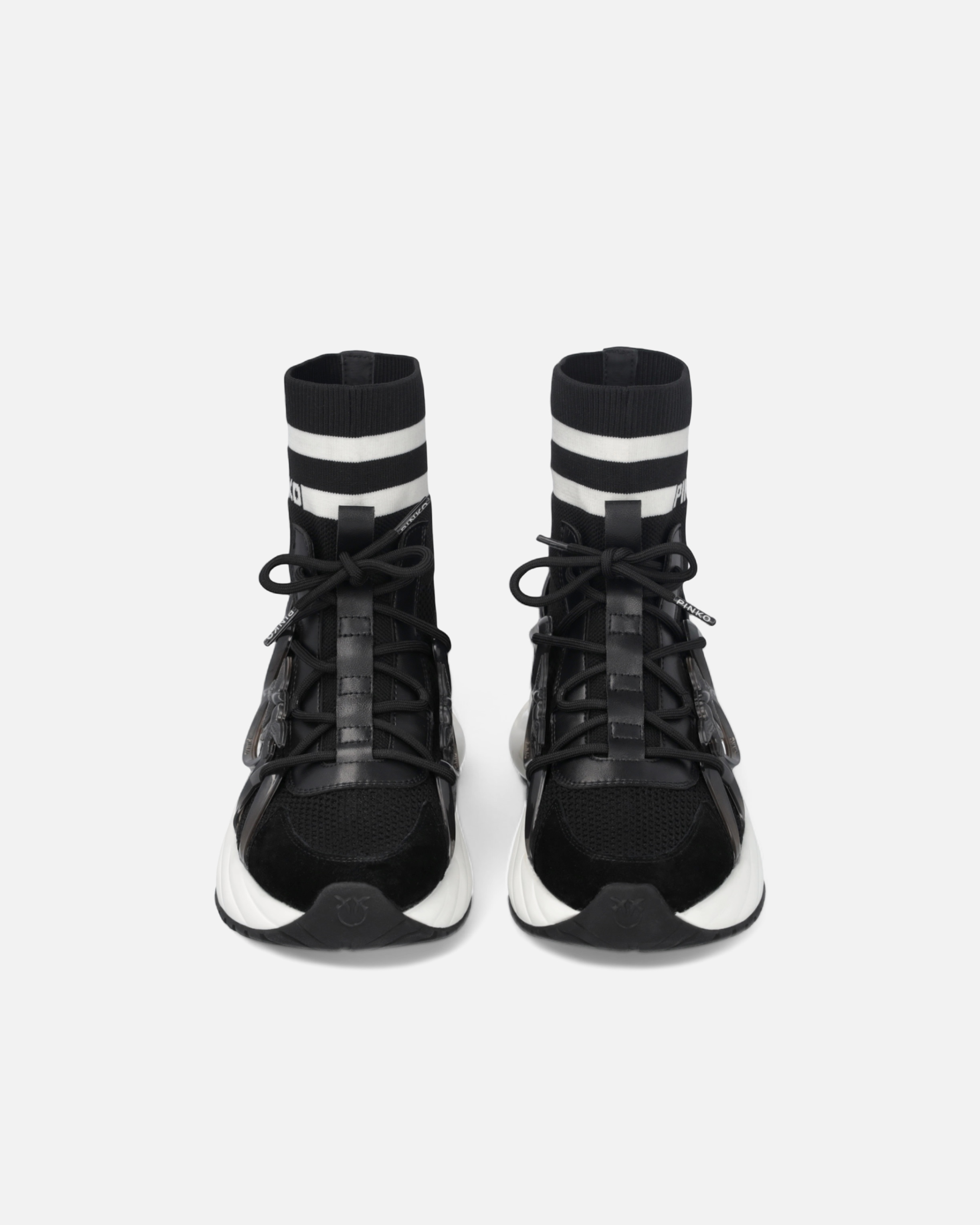 ARIEL SNEAKERS WITH KNIT SOCK DETAIL - 8