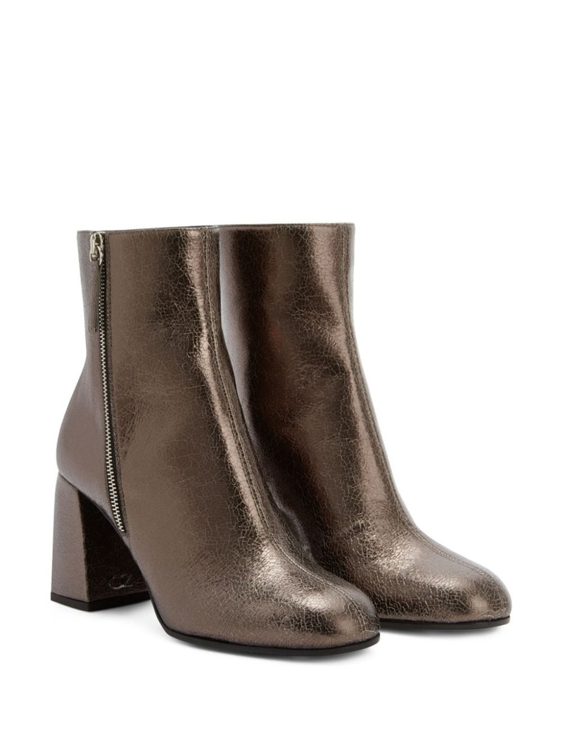 Giuseppe Zanotti Sveva 80mm metallic ankle boots outlook