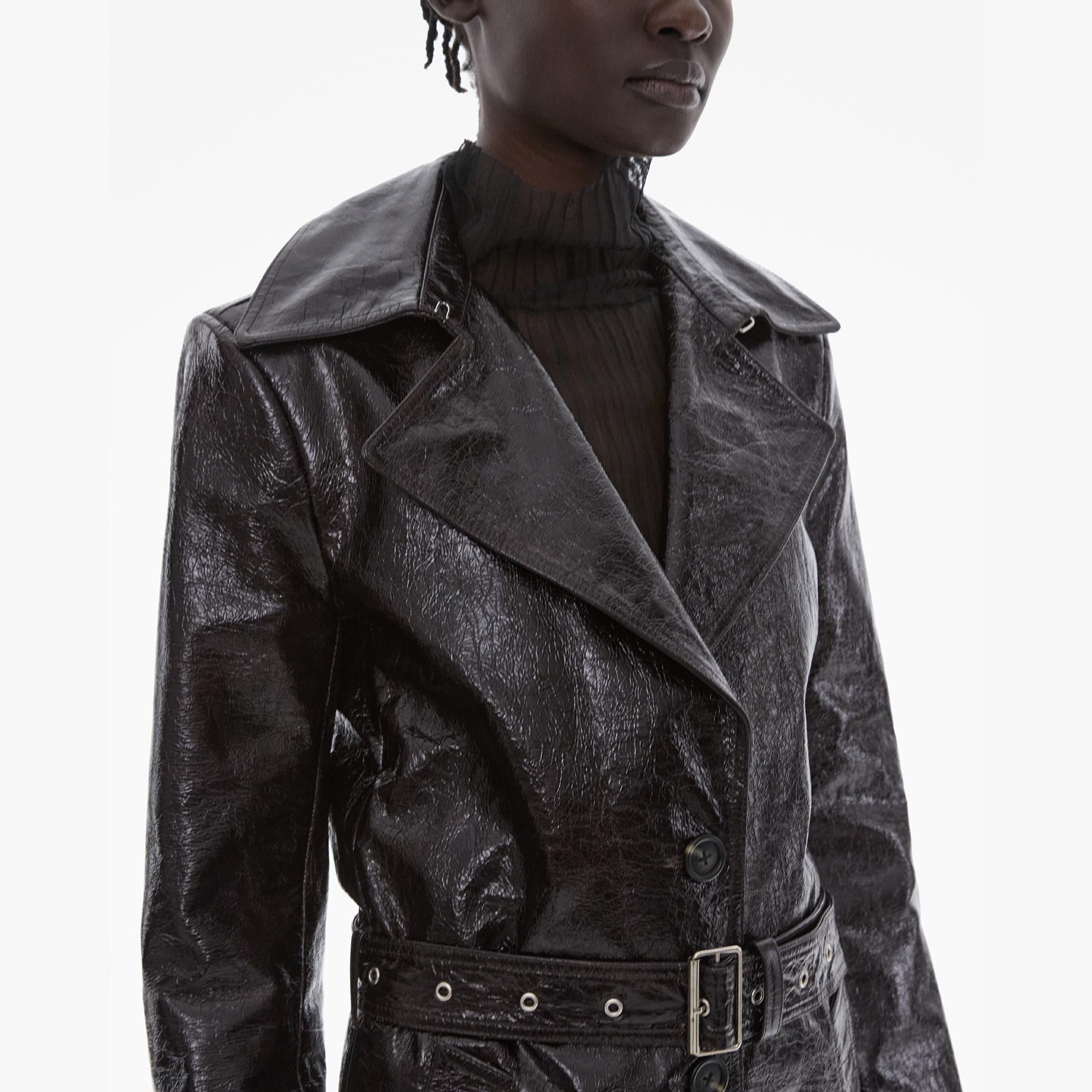 LEATHER TRENCH - 6