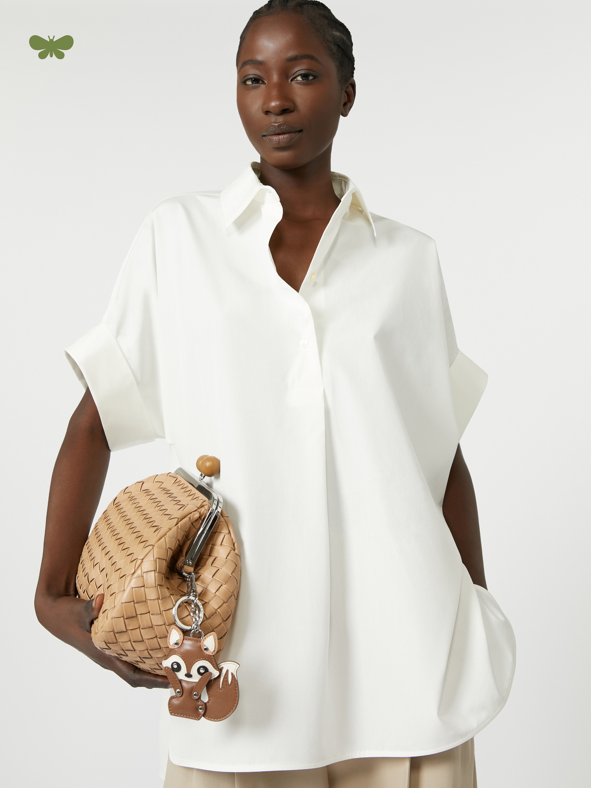 ARDEA Straight-fit cotton poplin shirt - 5