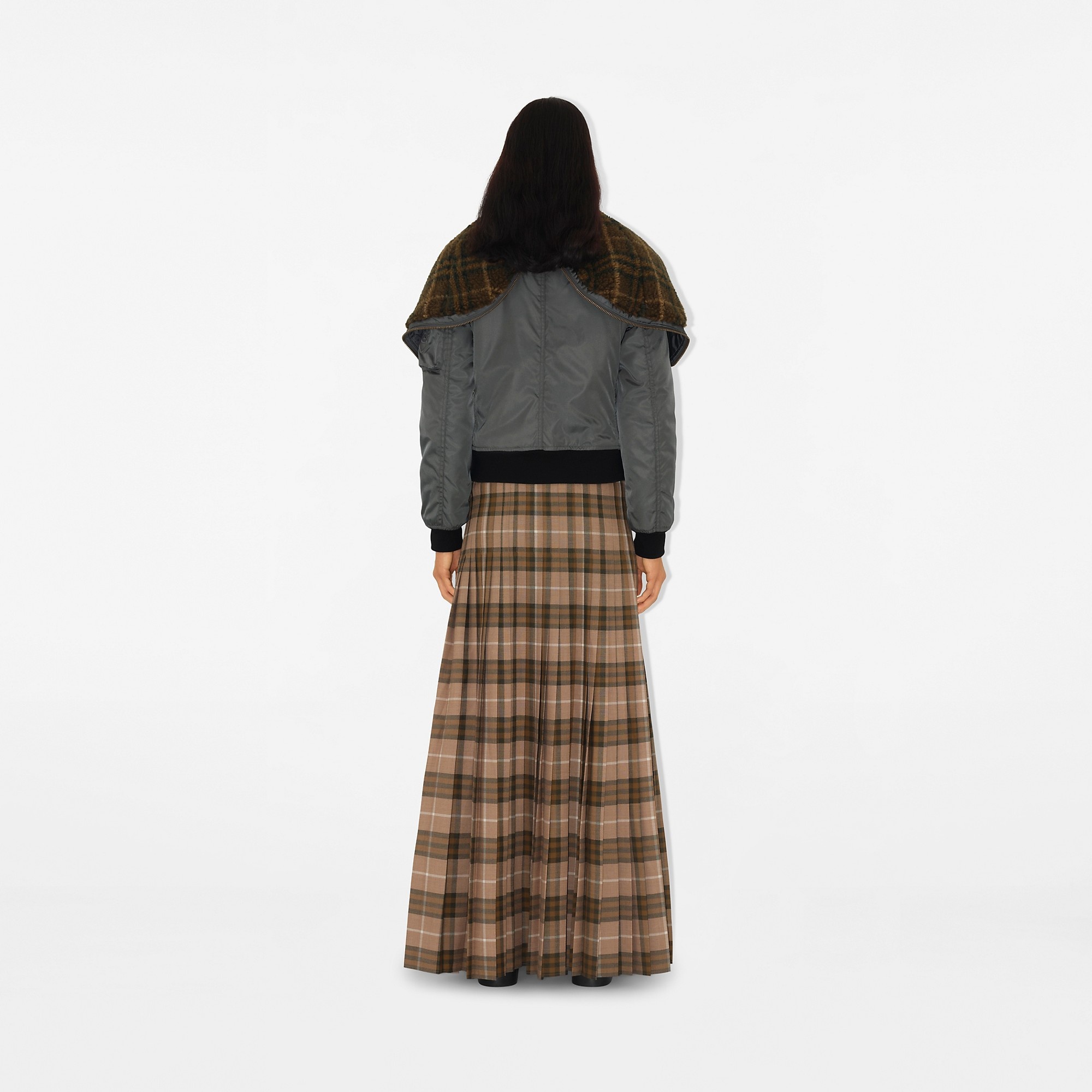 Cropped Nylon Parka - 5