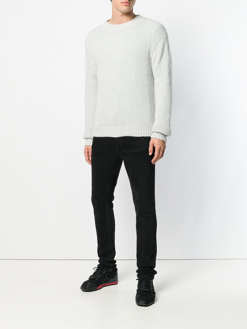 longsleeved loose fitted sweatshirt - 2