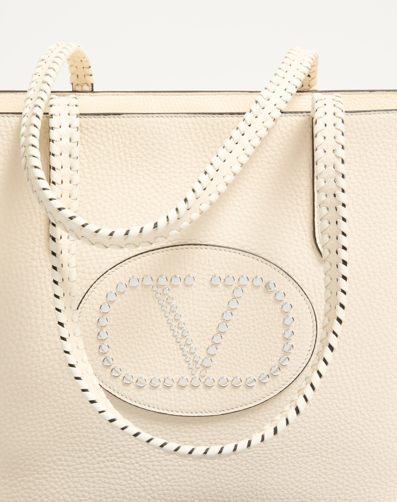 Valentino VALENTINO GARAVANI NELLCÔTE SHOPPING BAG IN GRAINY CALFSKIN outlook