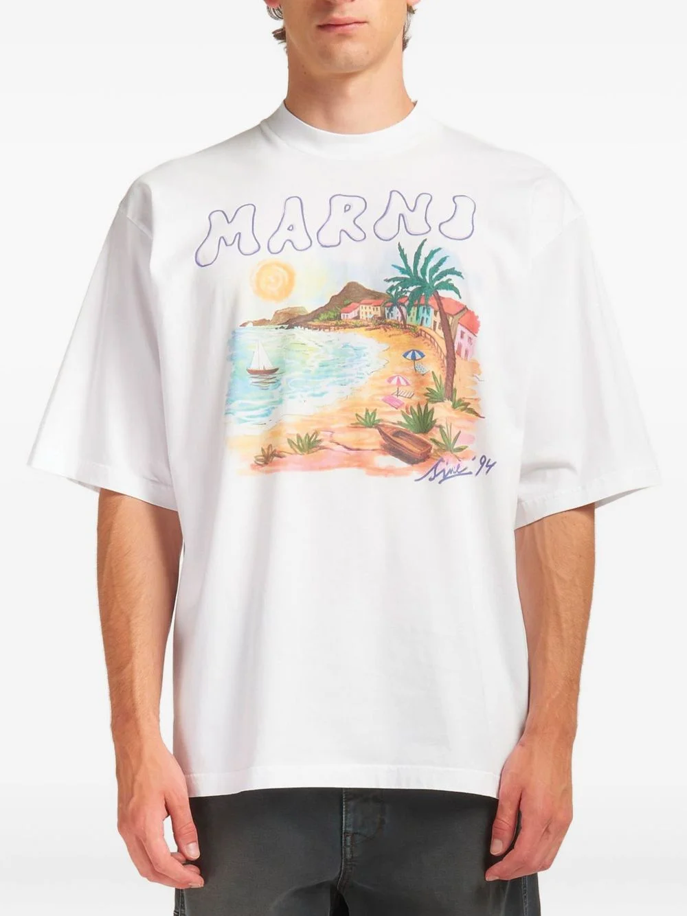 coastal-scene T-shirt - 1