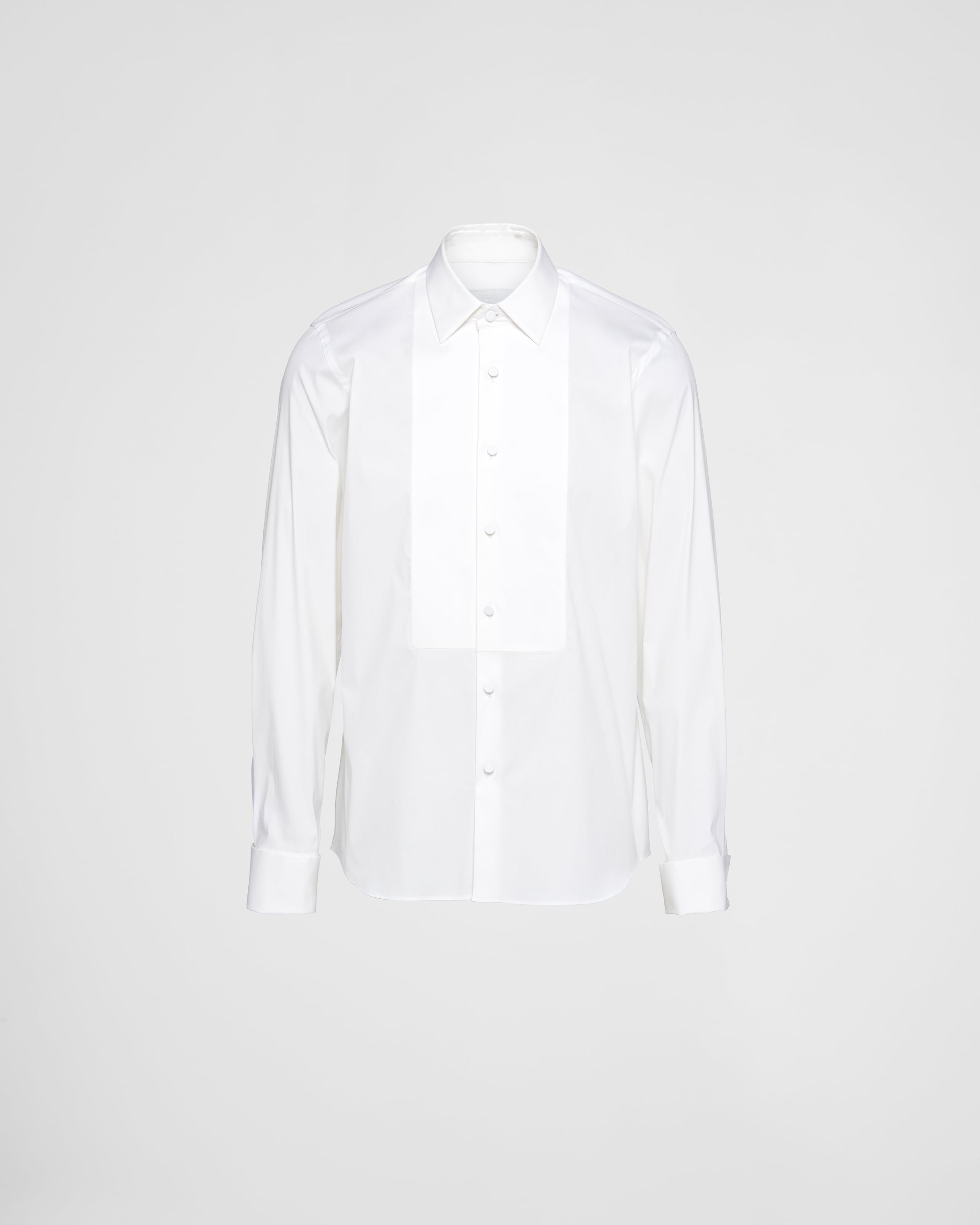 Stretch cotton shirt - 1