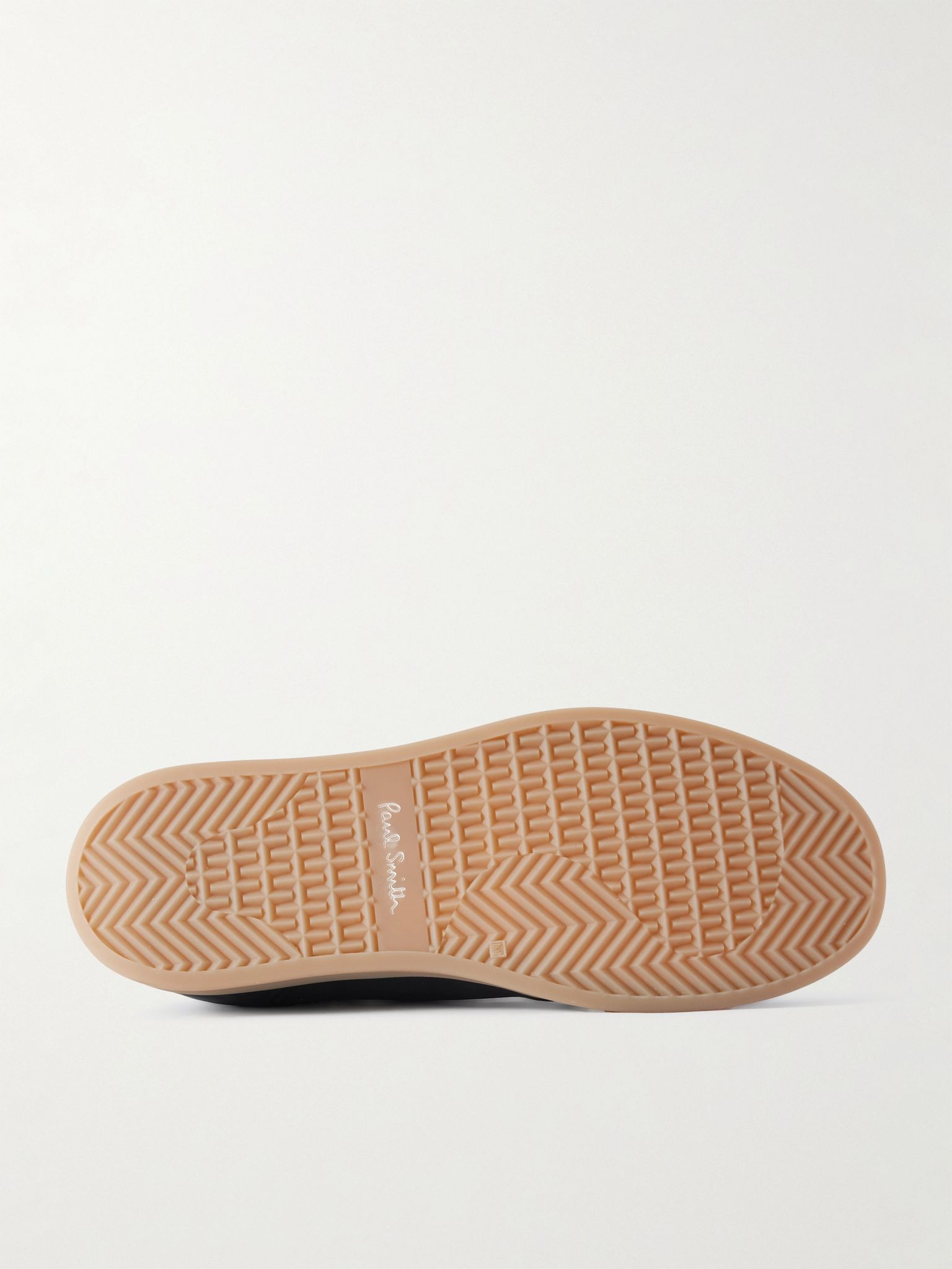 Bailey Logo-Embossed Nubuck Sneakers Black - 3