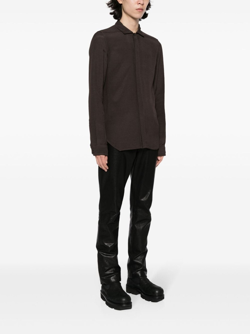 Rick Owens plain long-sleeve shirt outlook