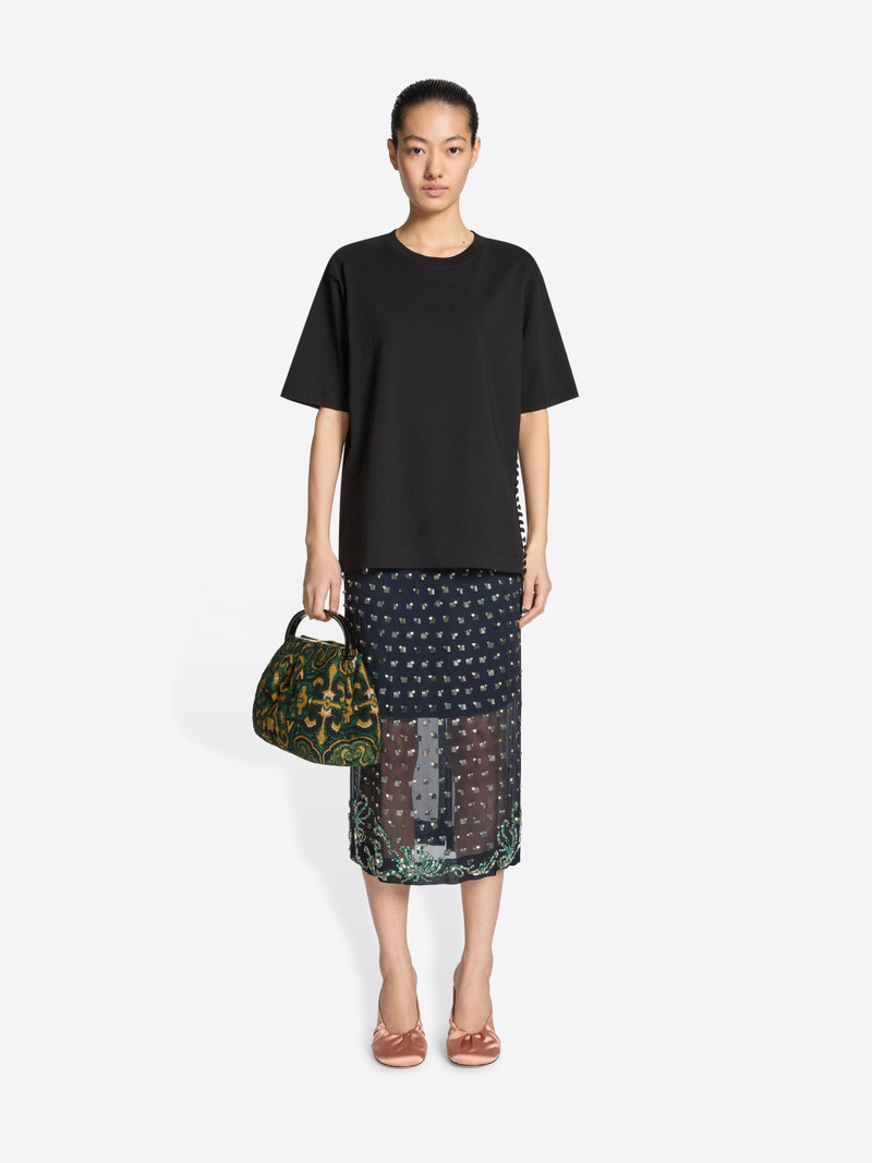 Dries Van Noten BUTTONED COTTON TEE outlook