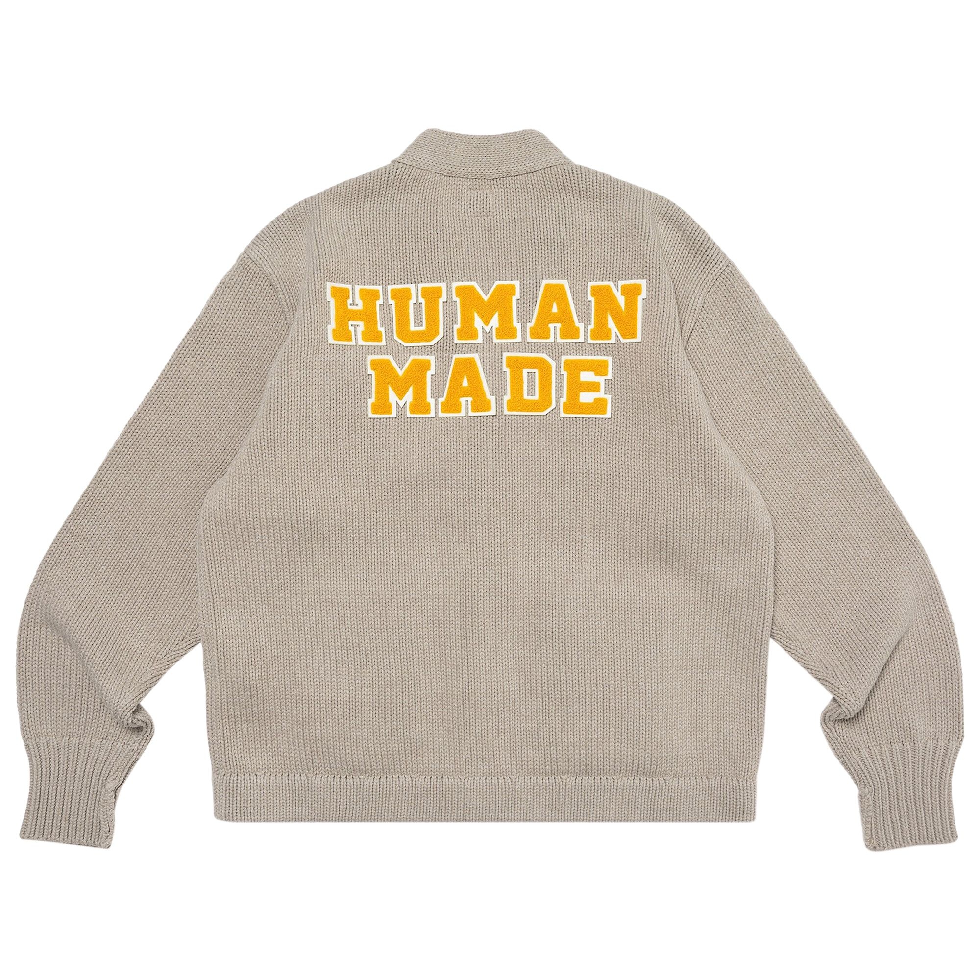 Human Made Low Gauge Knit Cardigan 'Grey' - 2