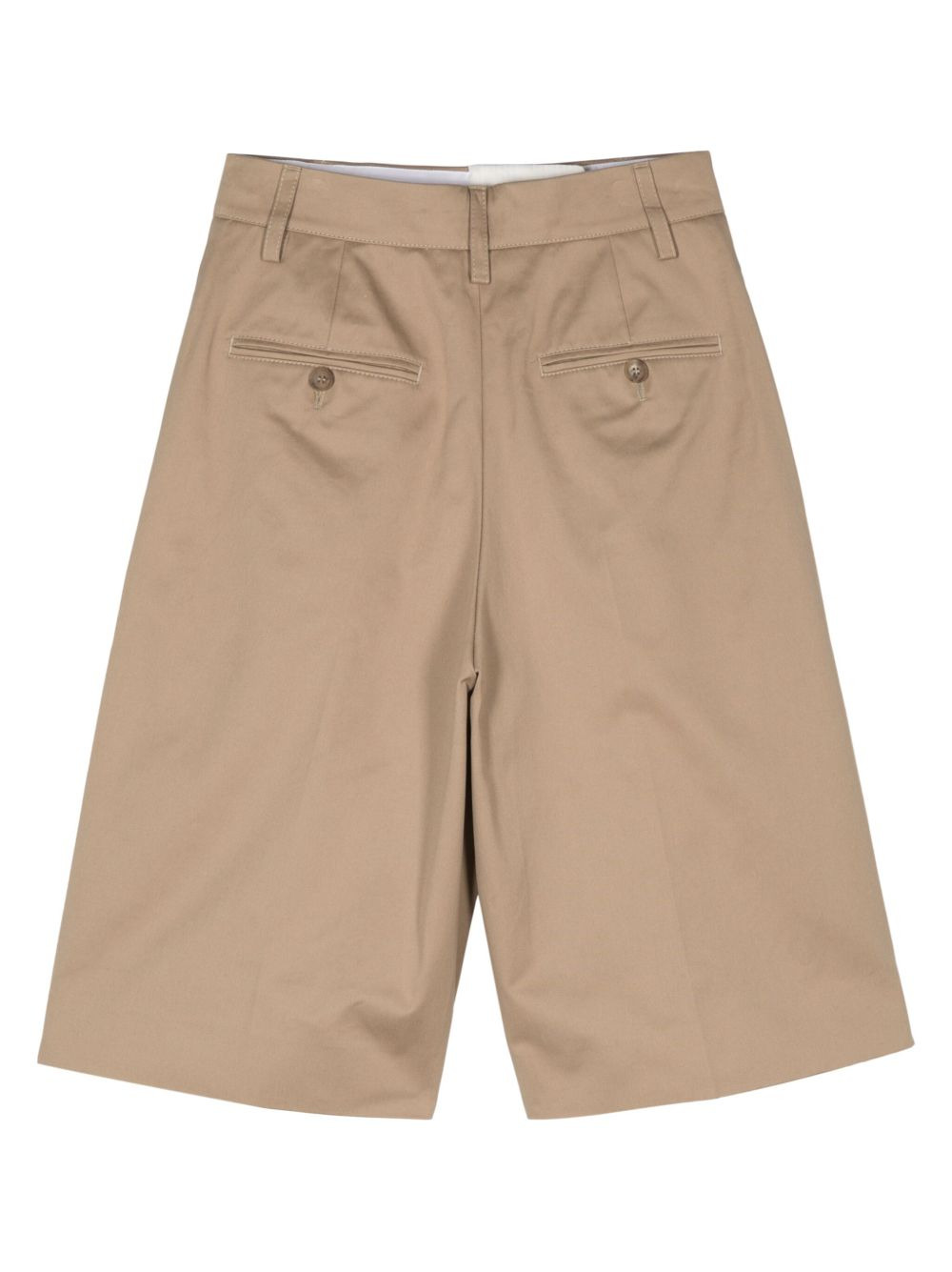 pleat-detail shorts - 2