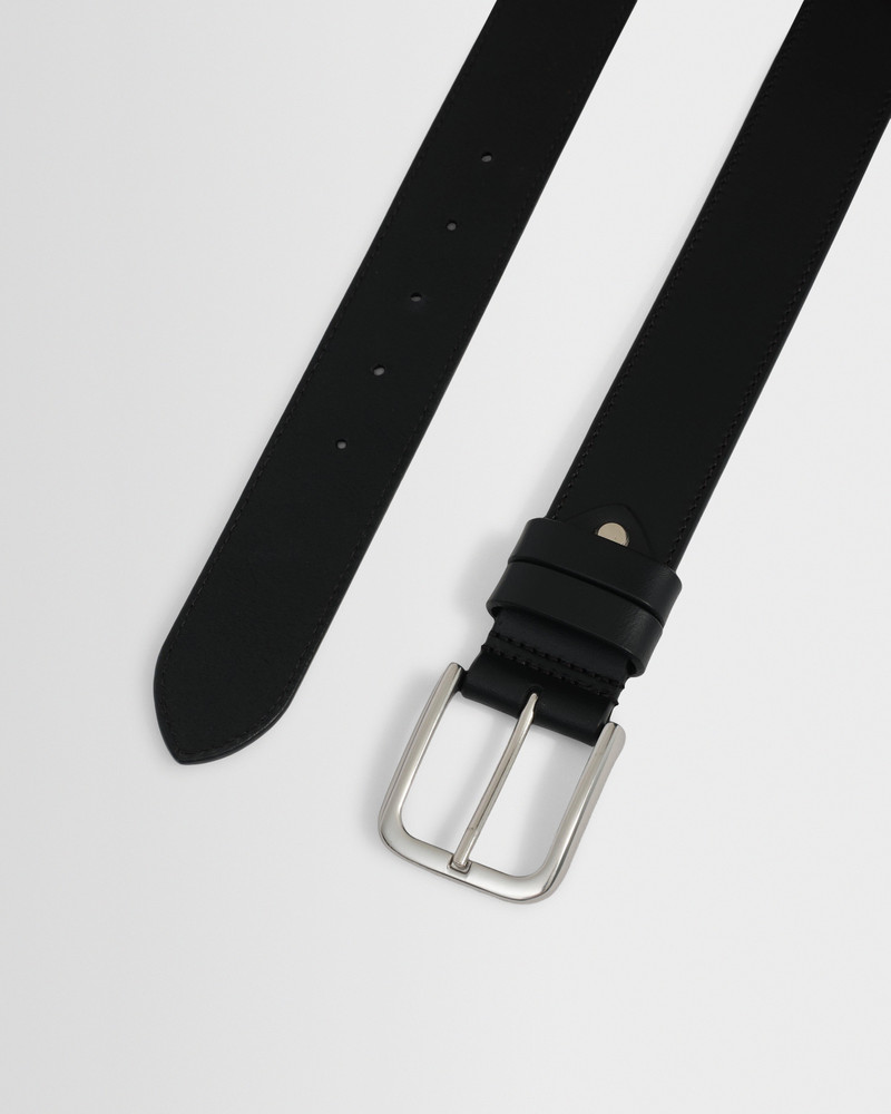 Paton - Black Leather Belt 5