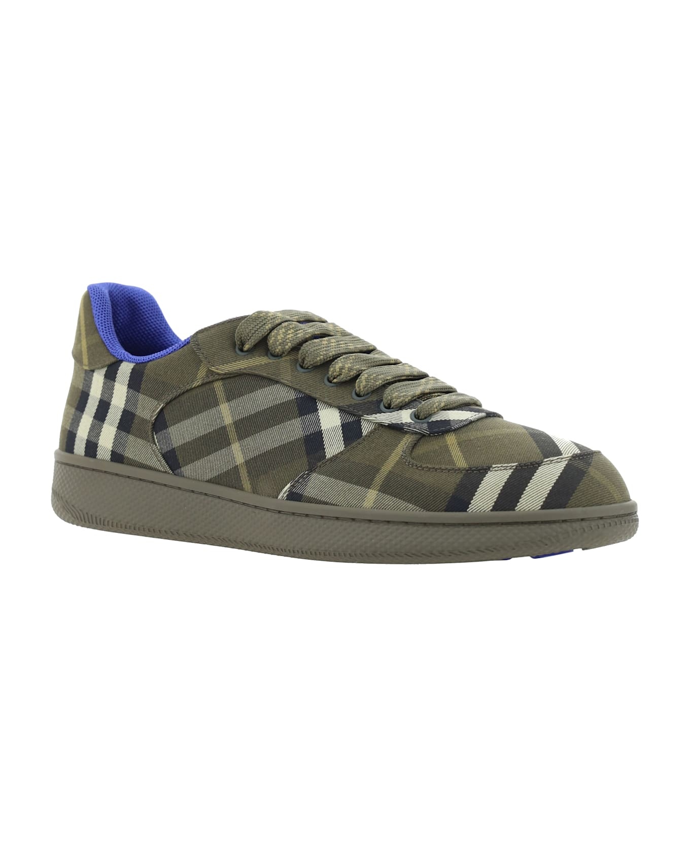 Checked Terrace Lace-up Sneakers - 2