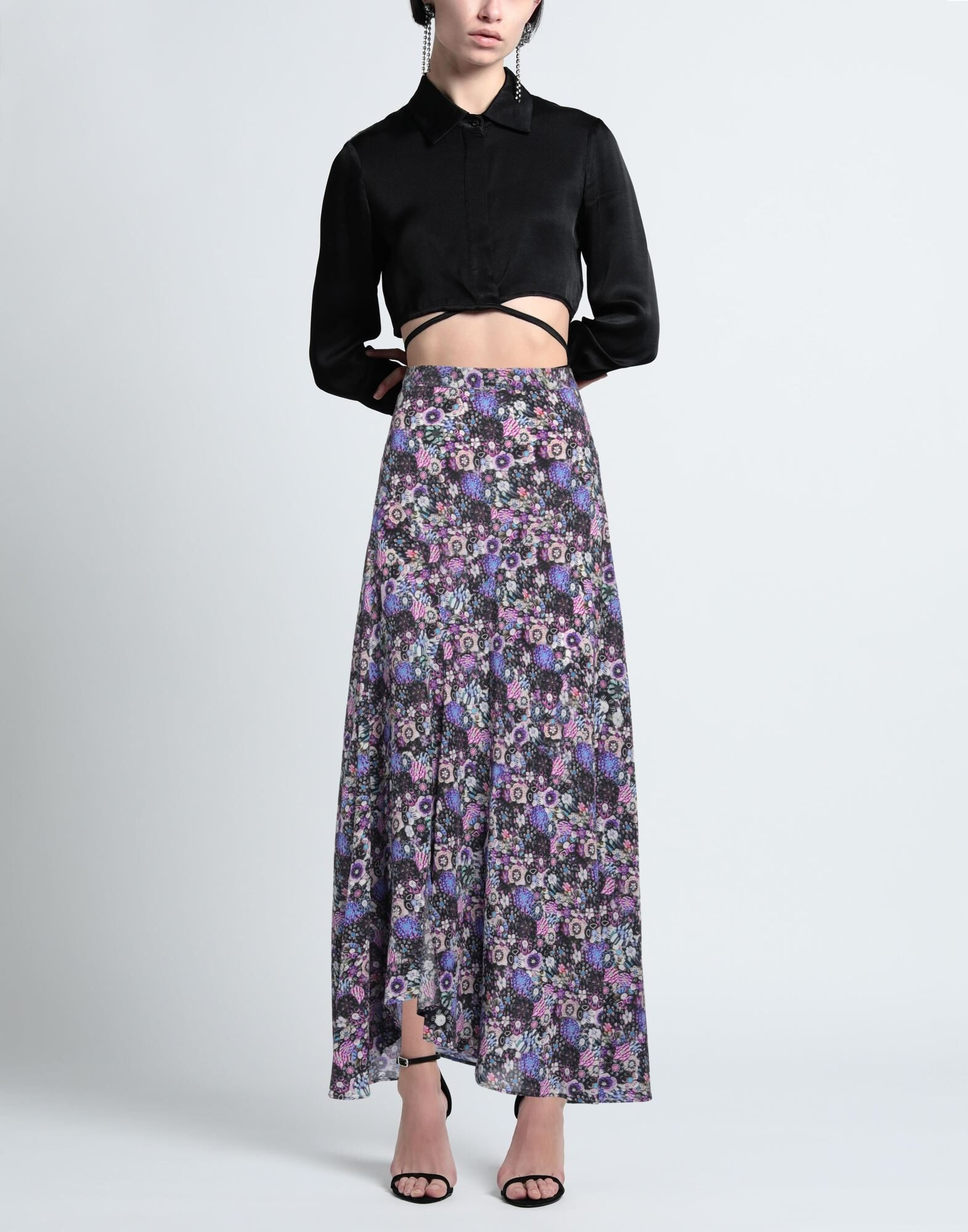 Purple Women's Maxi Skirts - 2