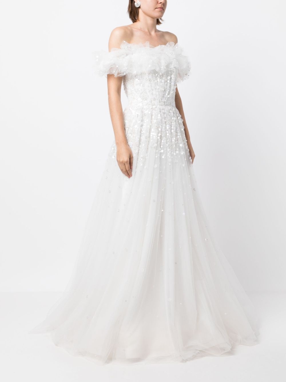 Angel Eyes flared maxi dress - 3