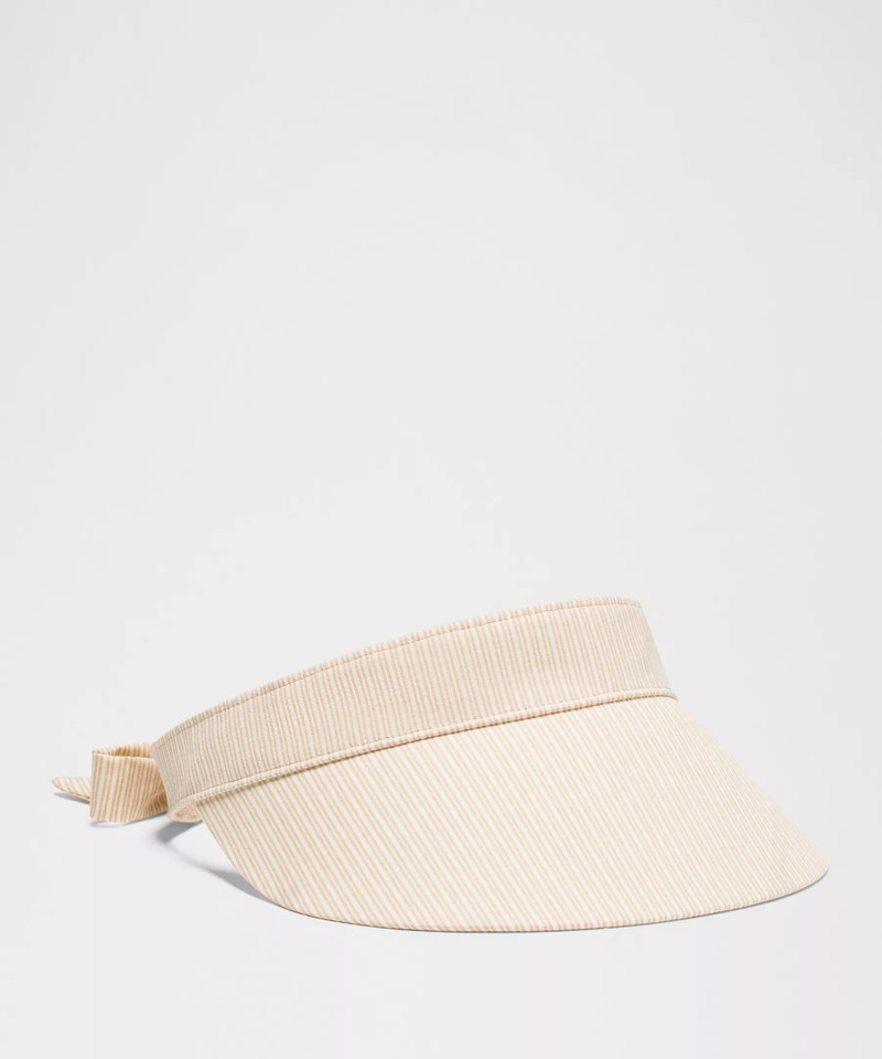 Striped Wide Brim Visor 1