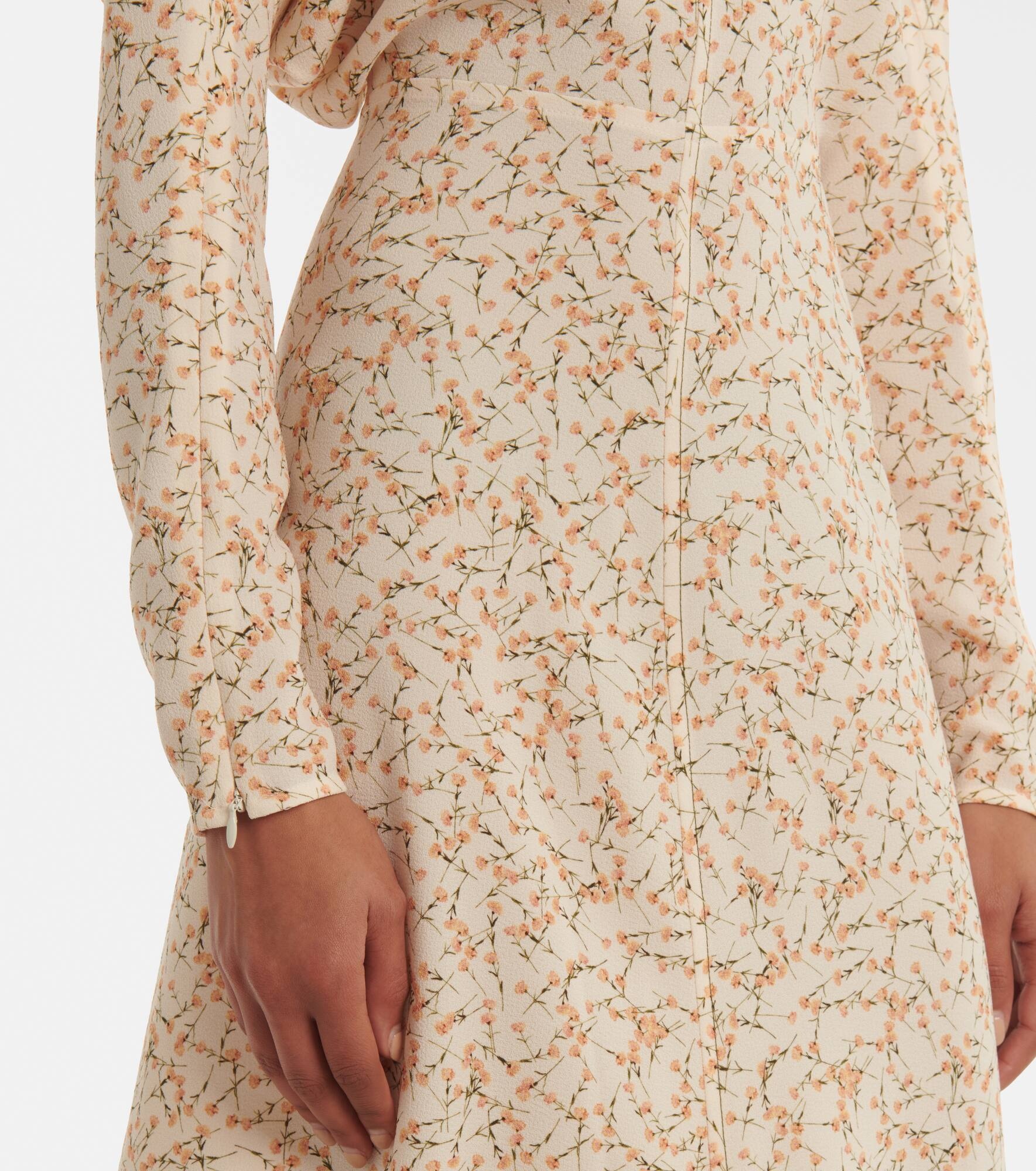Dolman printed midi dress - 5