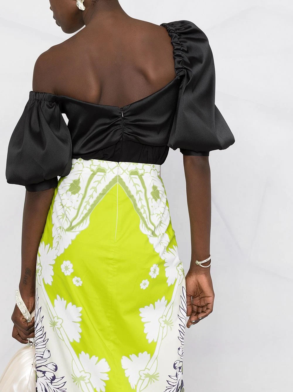 World Arazzo print midi skirt - 3