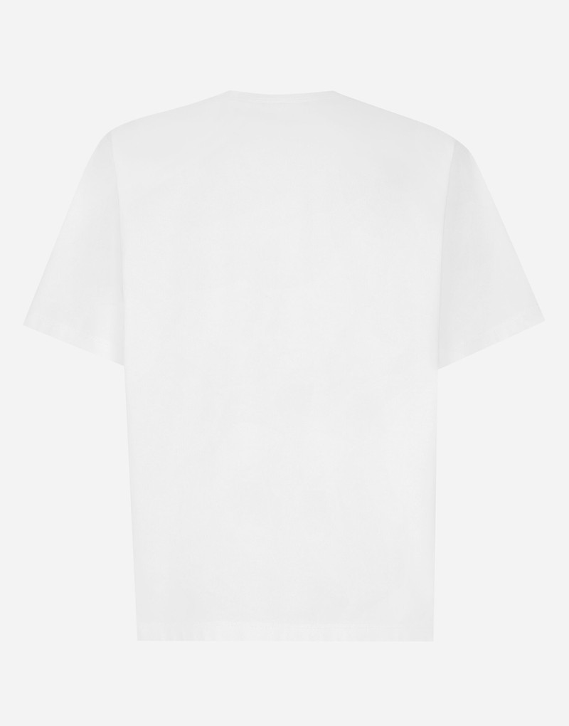 Dolce & Gabbana Cotton T-shirt with logo print outlook