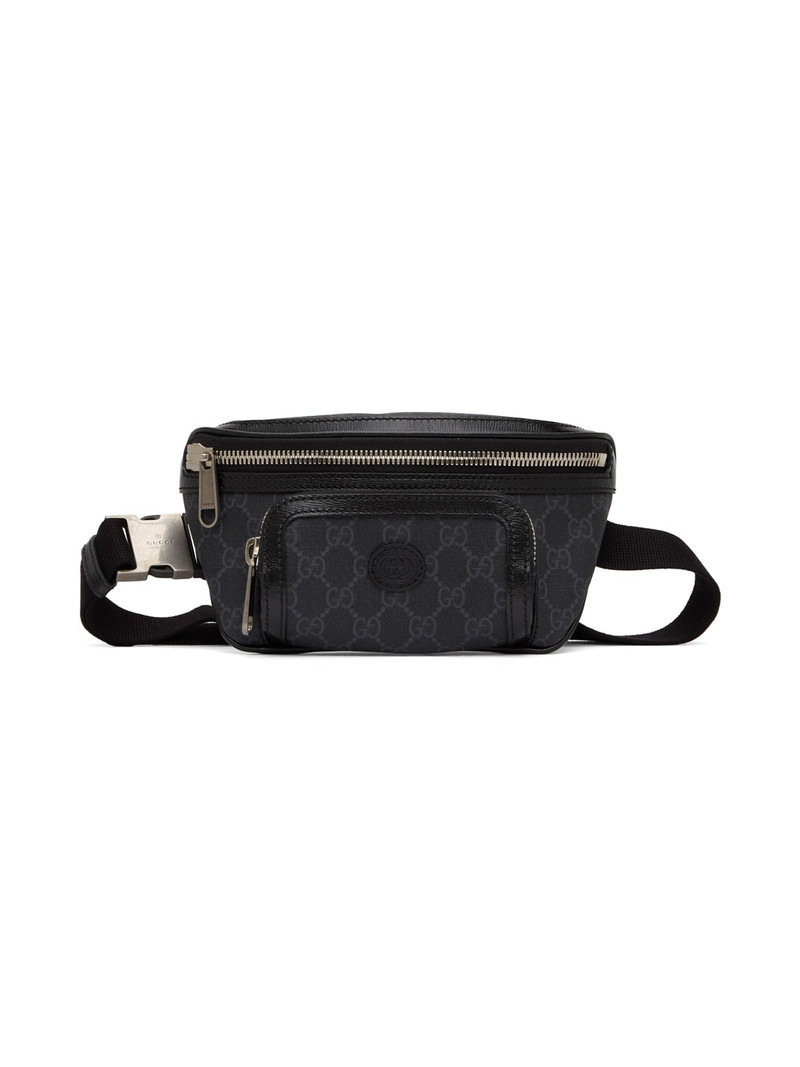 Black GG Supreme Belt Bag 1