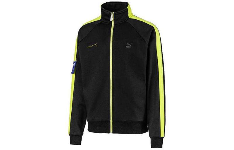 PUMA PUMA x ADER ERROR Unisex Printing Stand-up Collar Jacket Black 595533-01 outlook