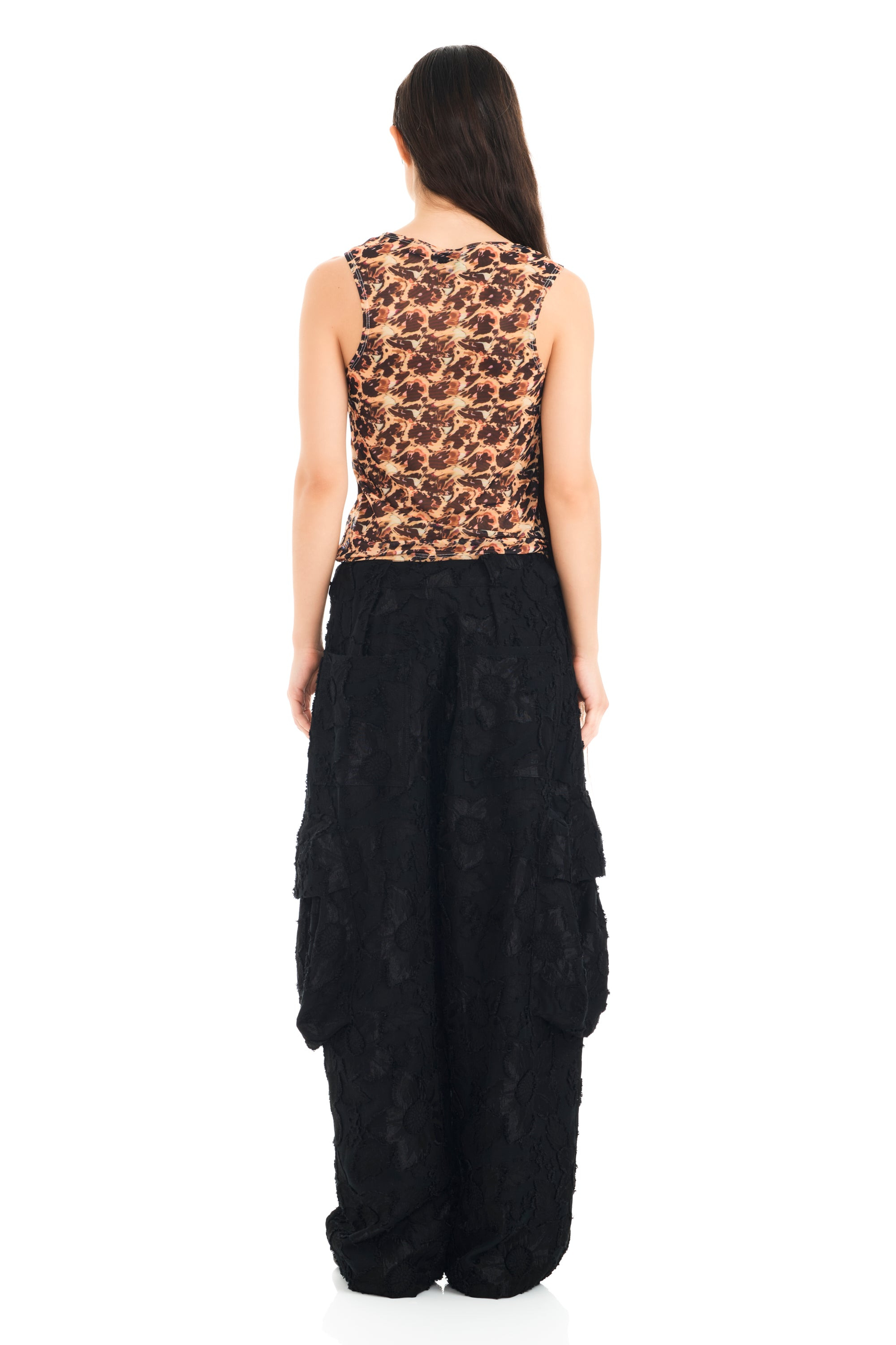LEOPARD PEONY DACHI CARDIO TANK - 5