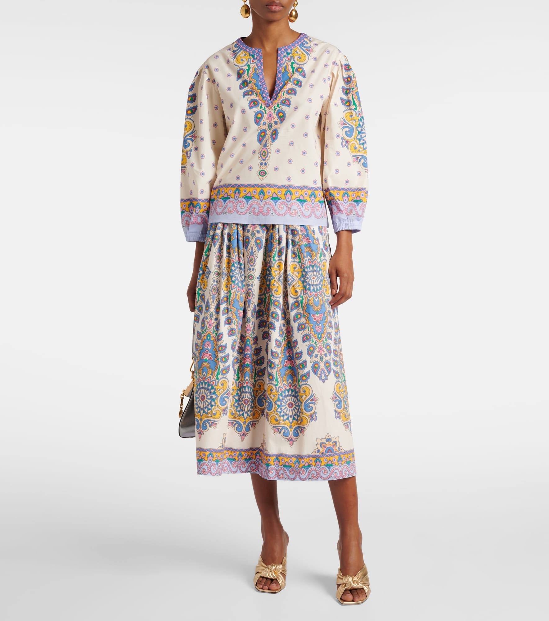 Printed cotton top - 2