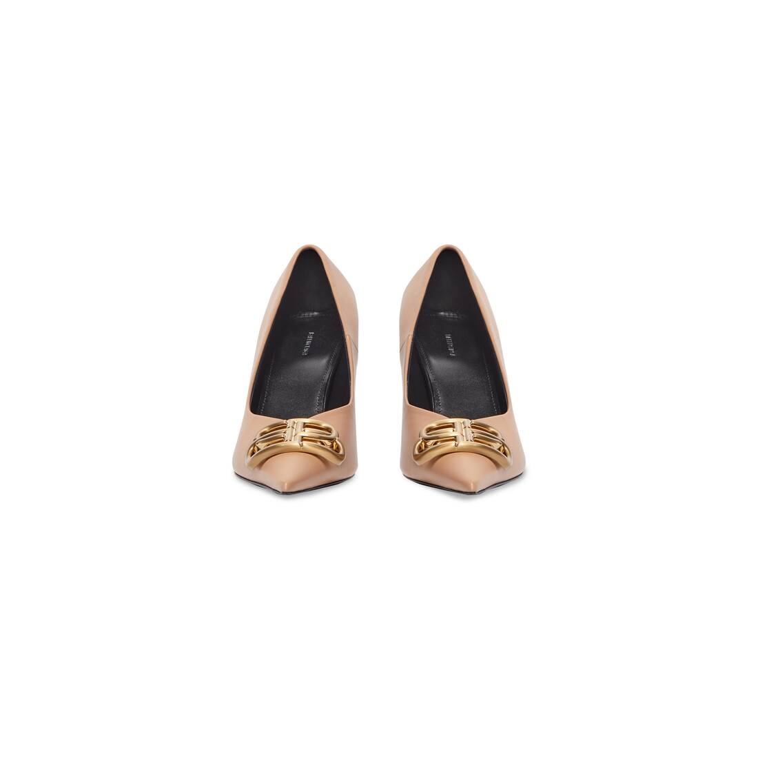 Women's Square Knife Bb 80mm Pump  in Beige - 3