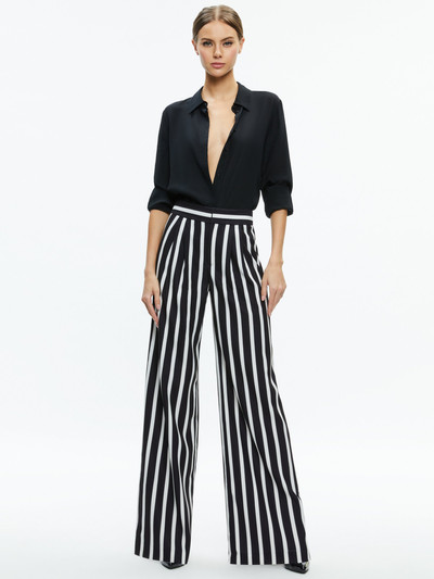 Alice + Olivia POMPEY HIGH WAISTED PLEATED PANTS outlook